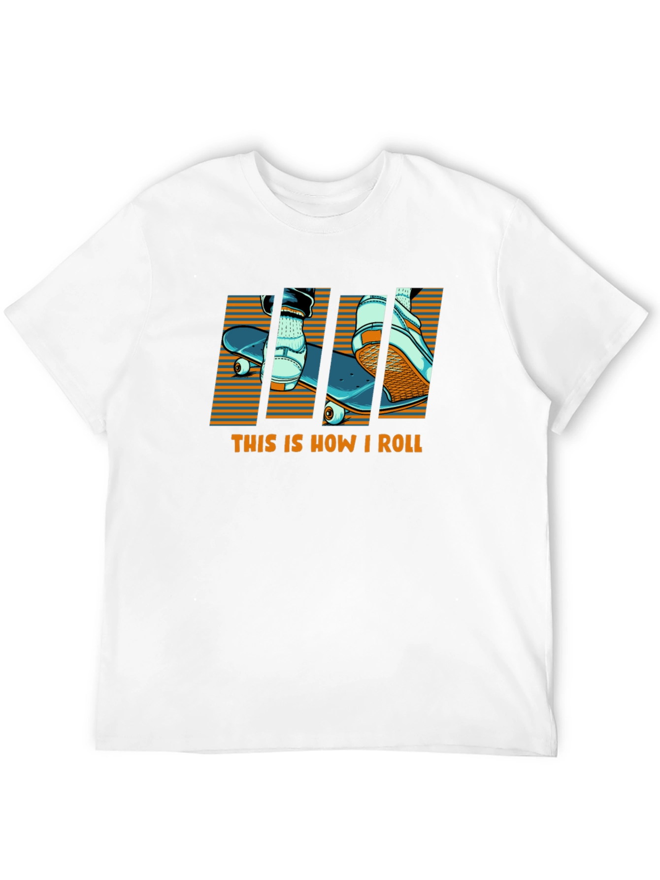 Skateboard T-Shirt - This Is How I Roll Design