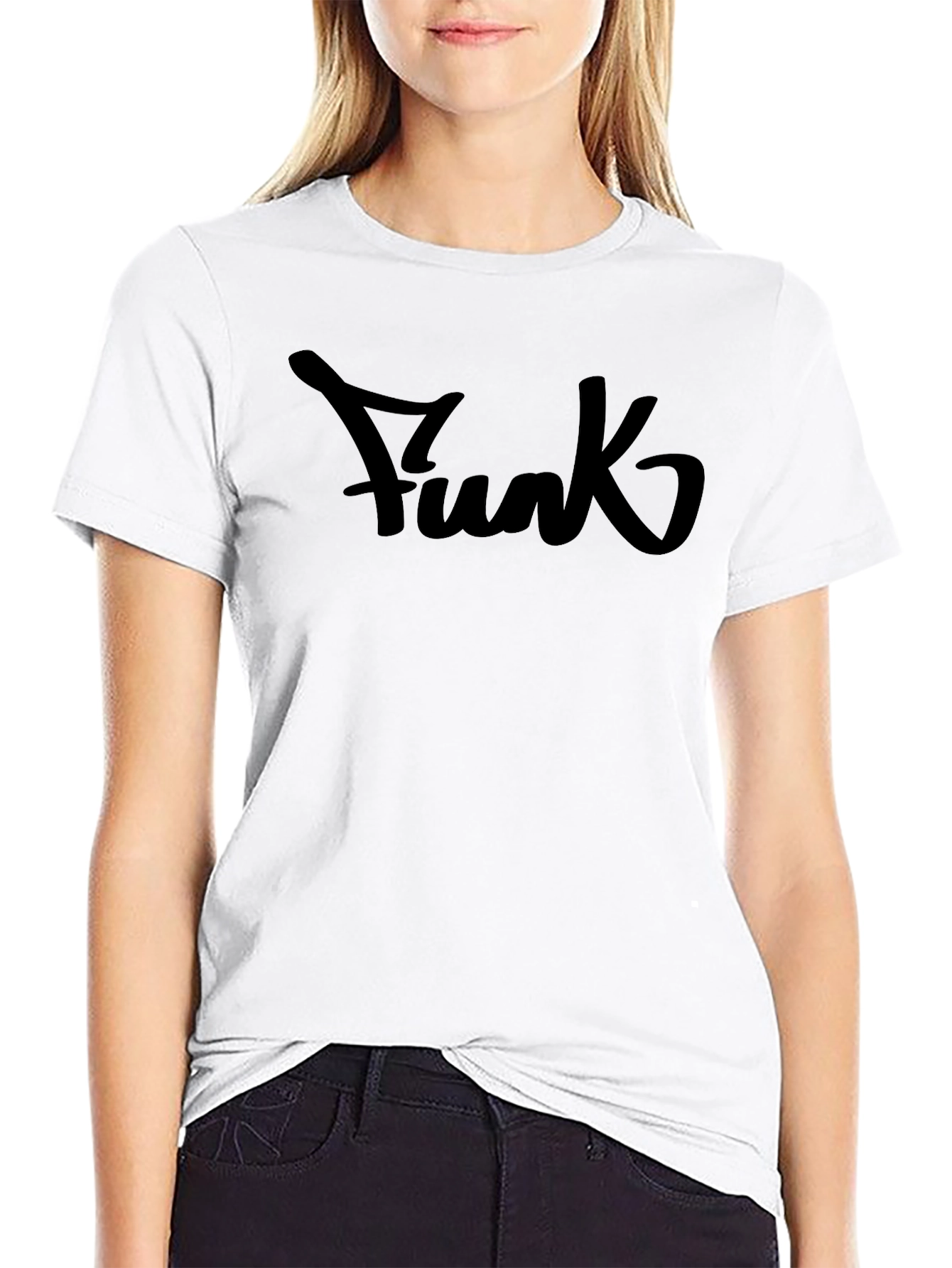 Black Funk T-Shirt - Stylish Mens Crew Neck Tee