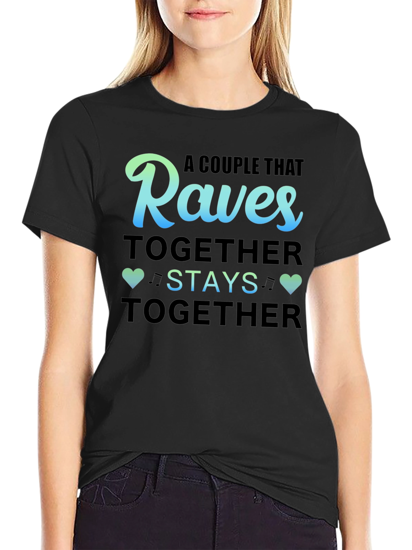 Raves Together Couple T-Shirt