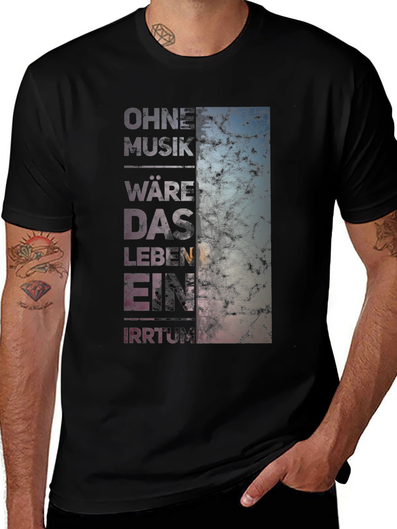 Ohne Musik T-Shirt - Music Inspired Graphic Tee