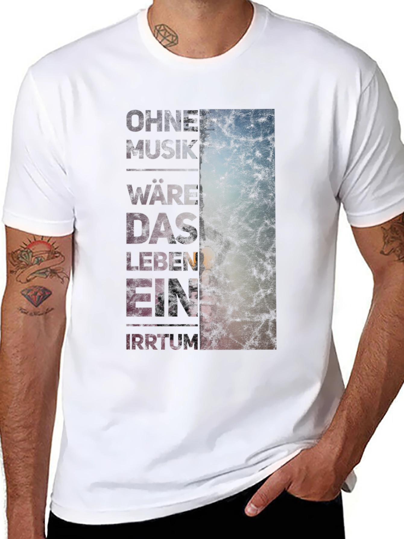 Ohne Musik T-Shirt - Music Inspired Graphic Tee