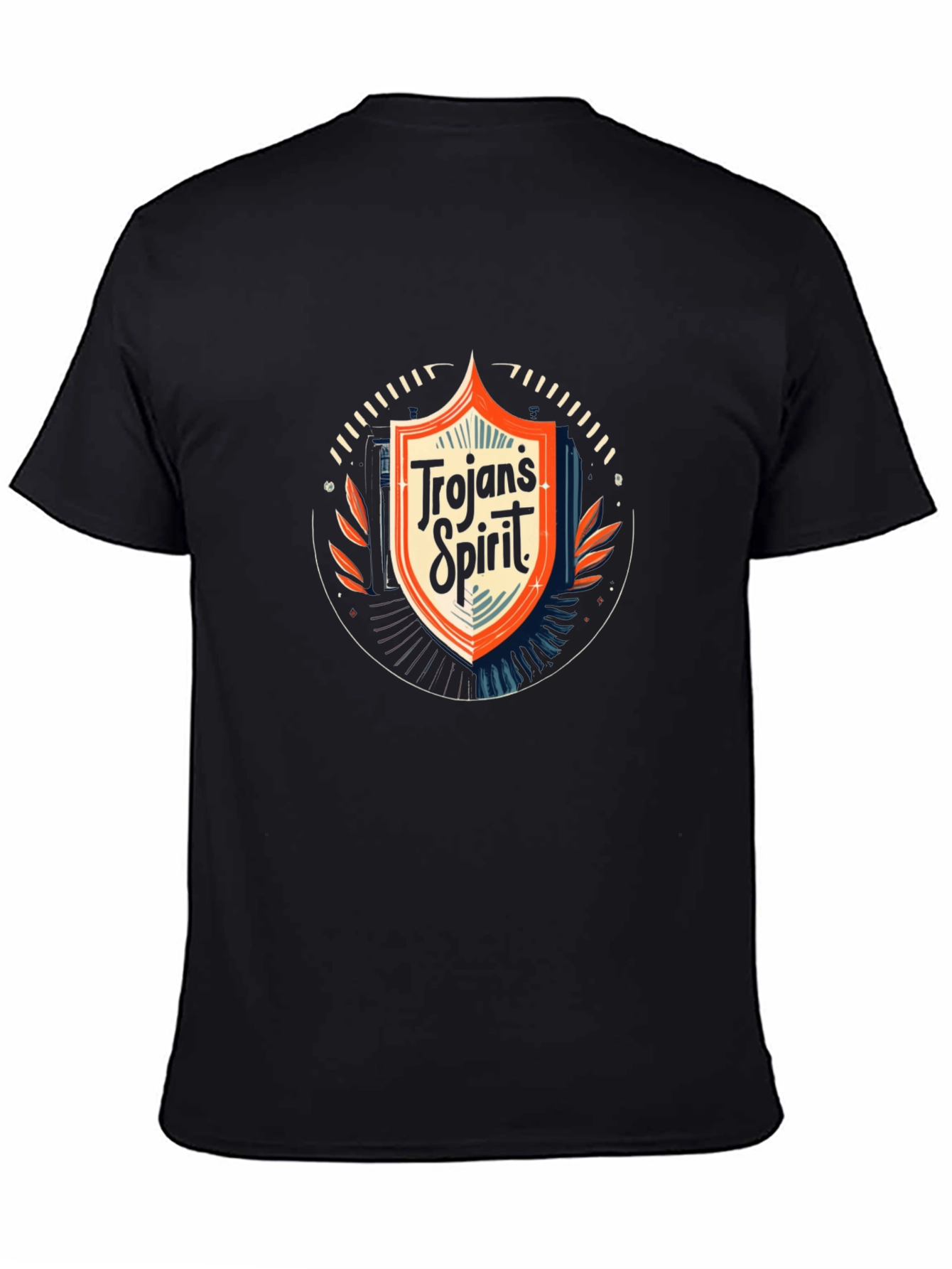 Trojans Spirit Graphic Tee - Black
