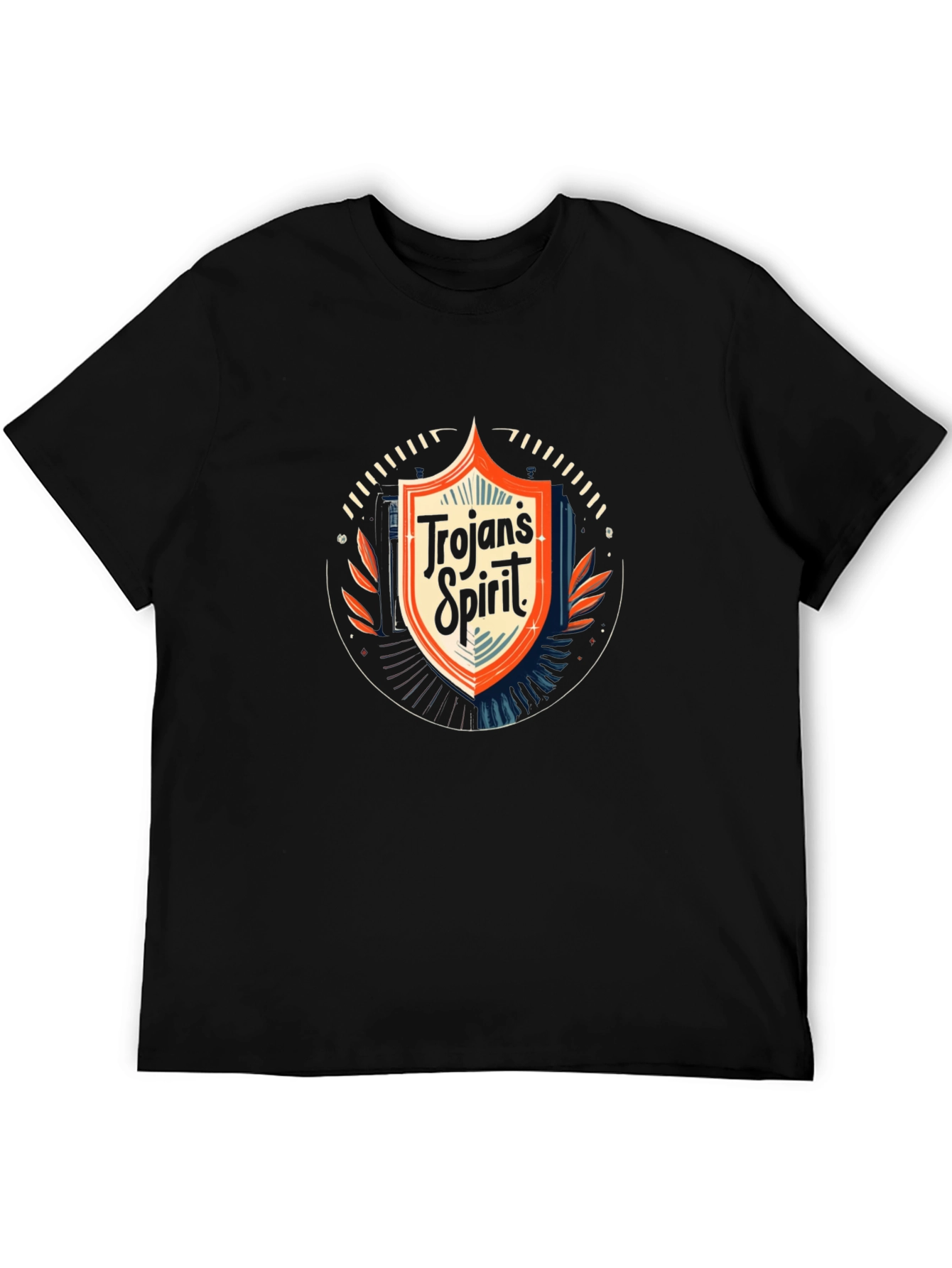 Trojans Spirit Graphic Tee - Black