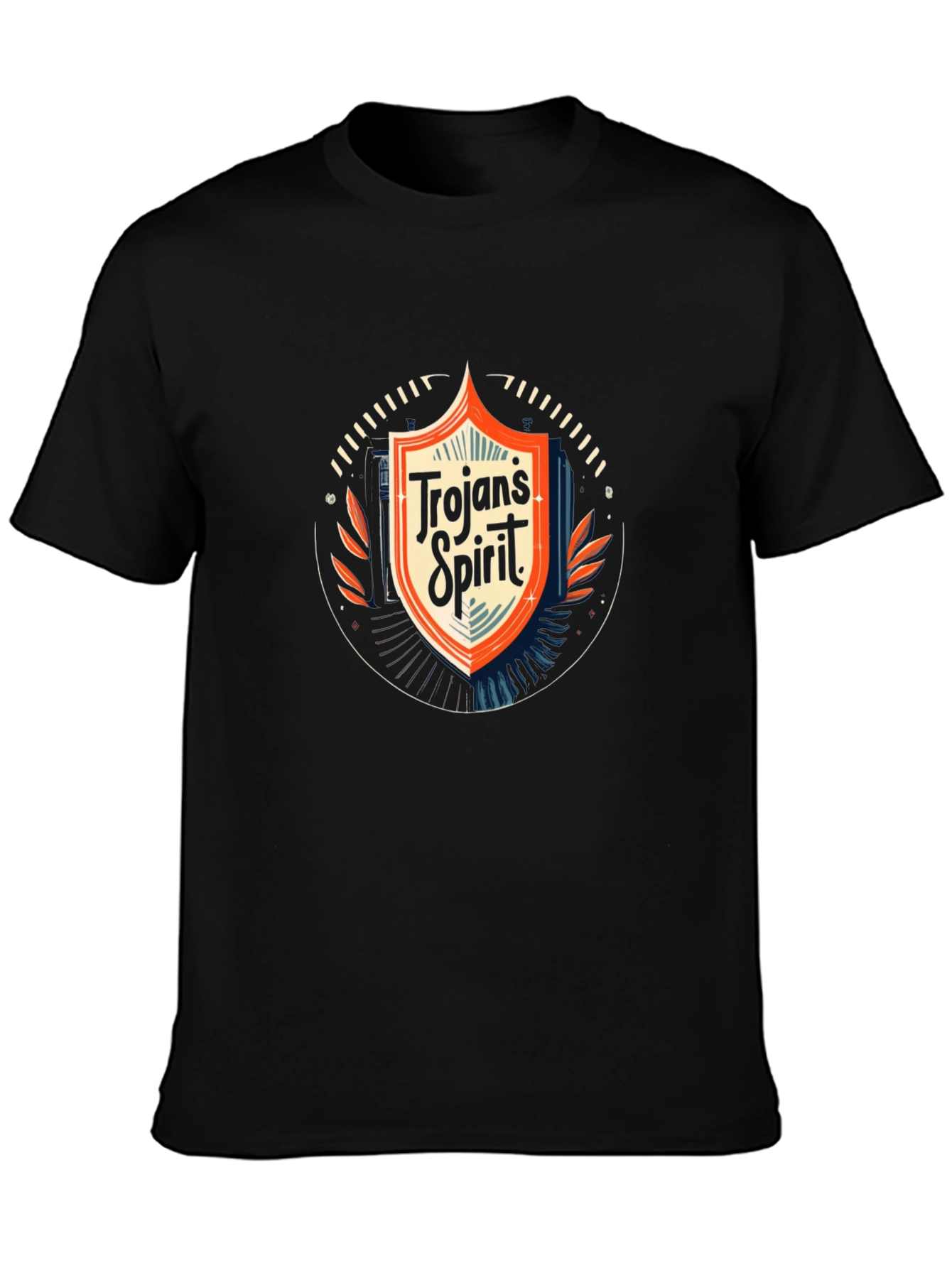 Trojans Spirit Graphic Tee - Black