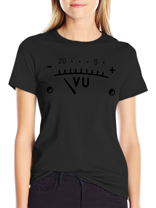 VU Meter Graphic Tee - Classic Audio Engineer T-Shirt