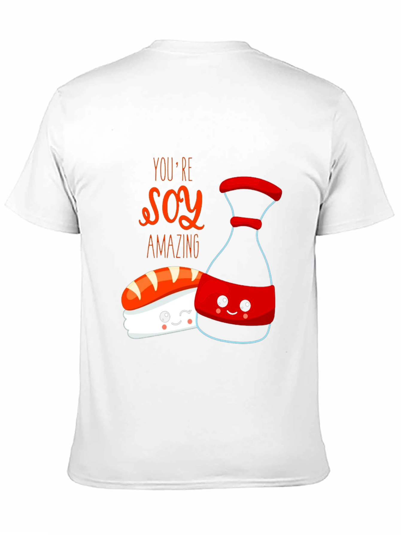 Soy Amazing Sushi Graphic Tee - Unisex Black T-Shirt