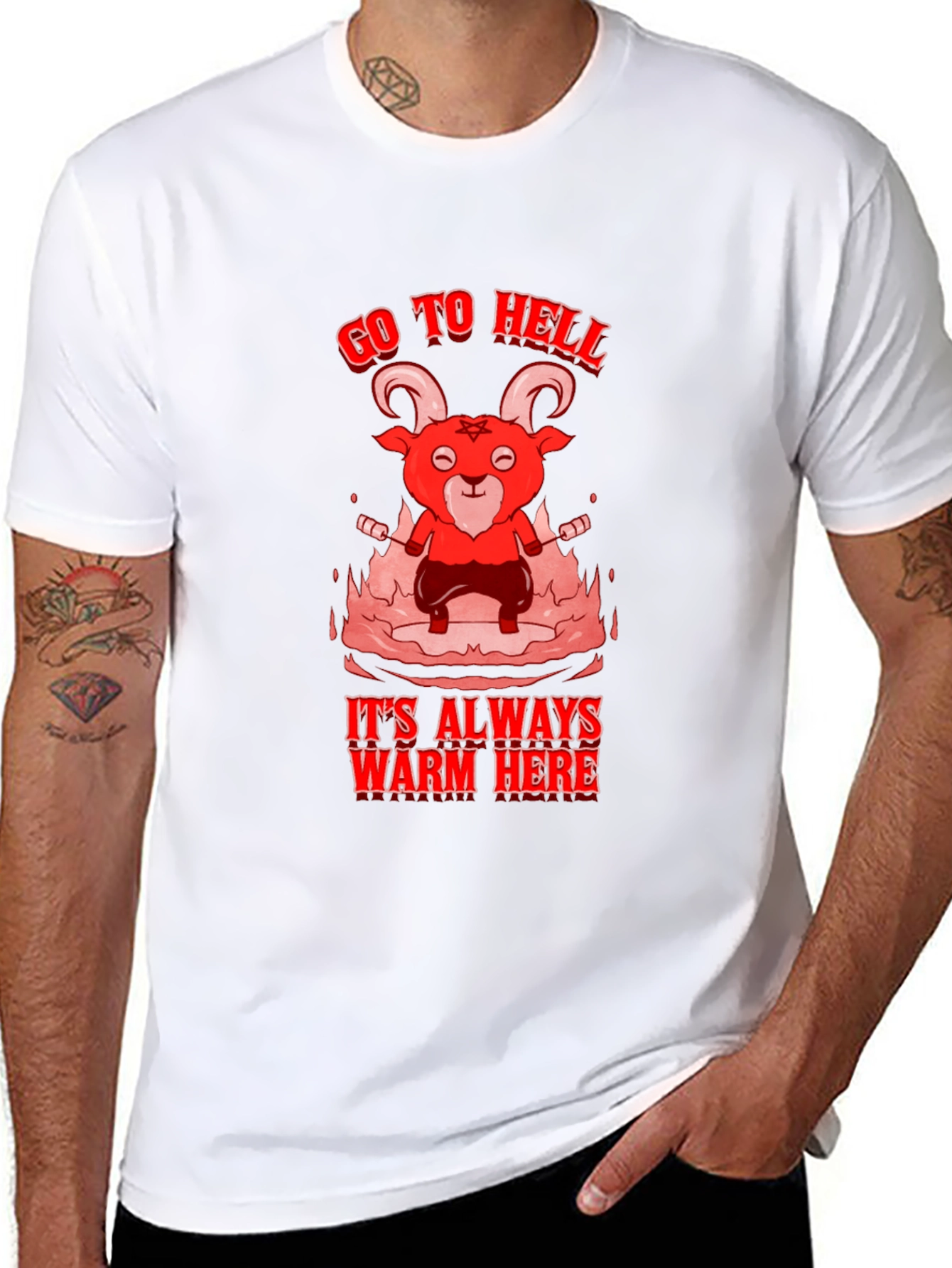 Go to Hell T-Shirt - Warm Here