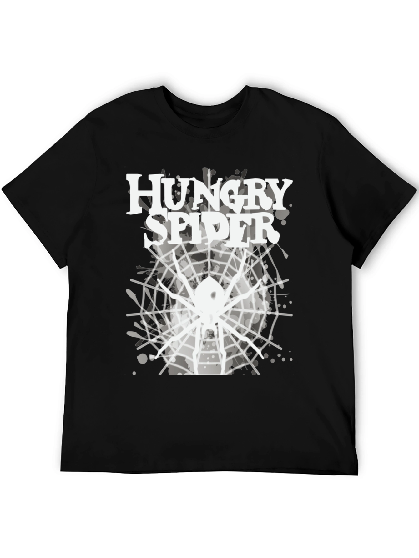 Hungry Spider Graphic Tee - Black Cotton Blend