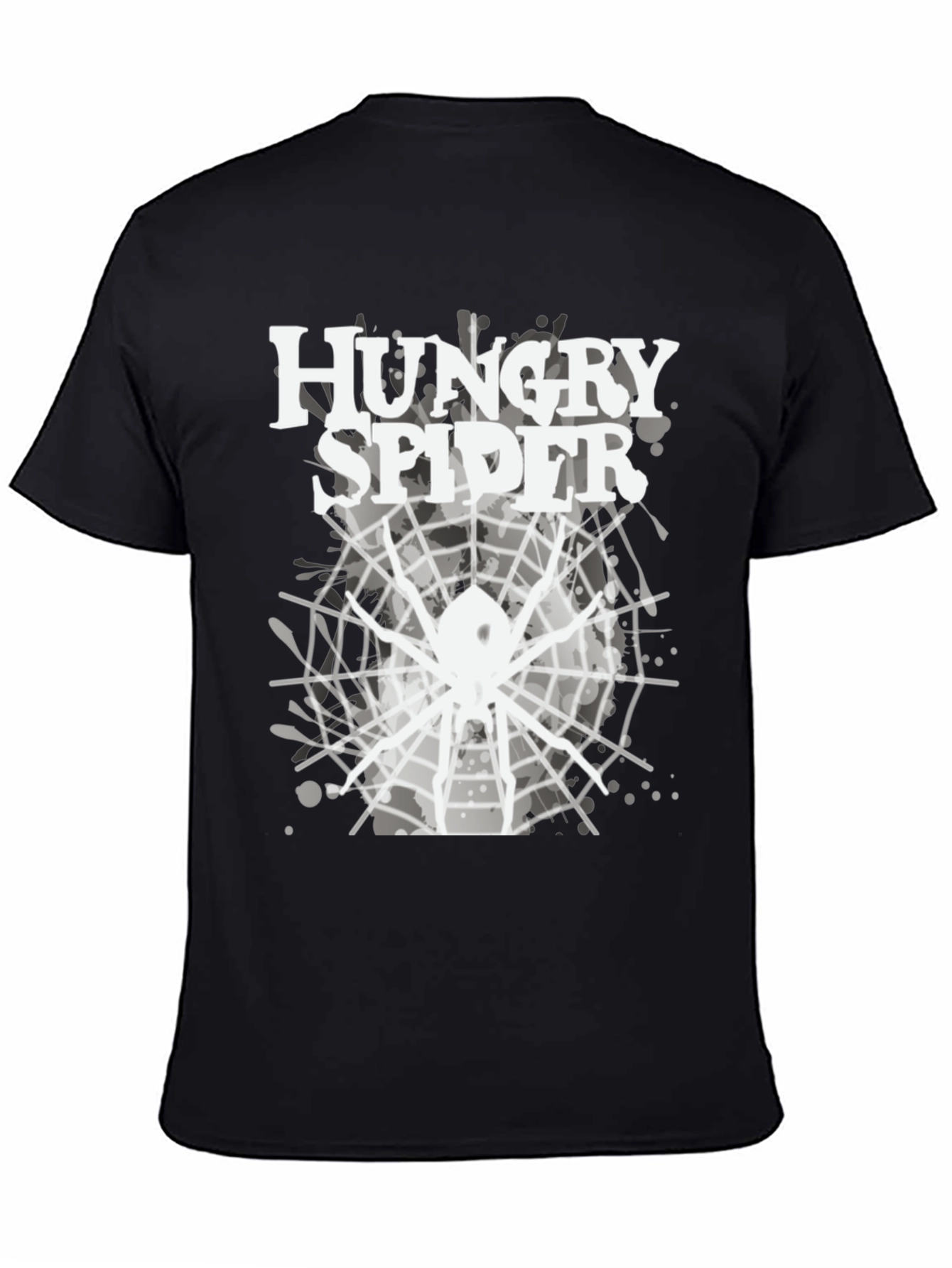 Hungry Spider Graphic Tee - Black Cotton Blend