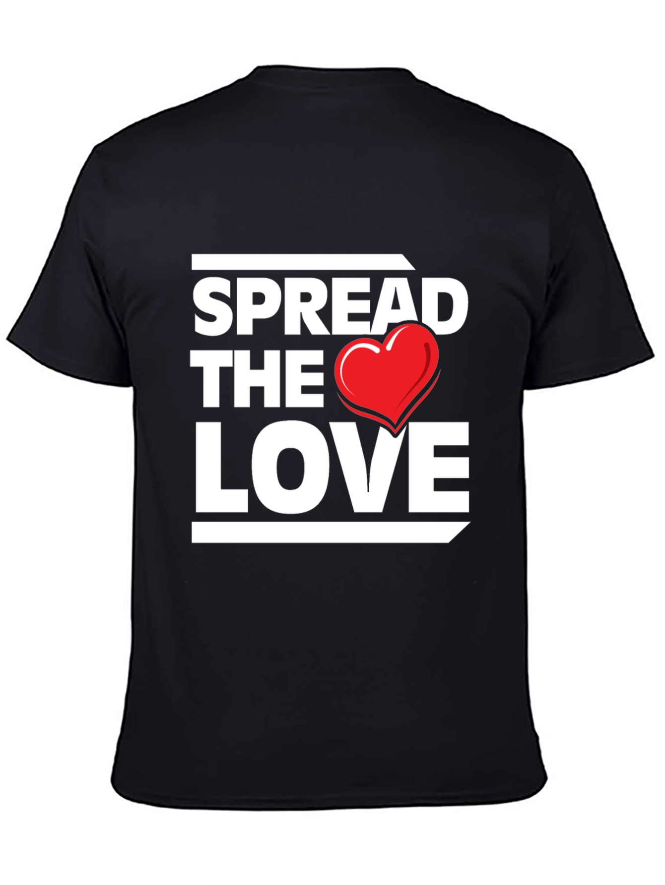 Spread the Love Graphic Tee - Black