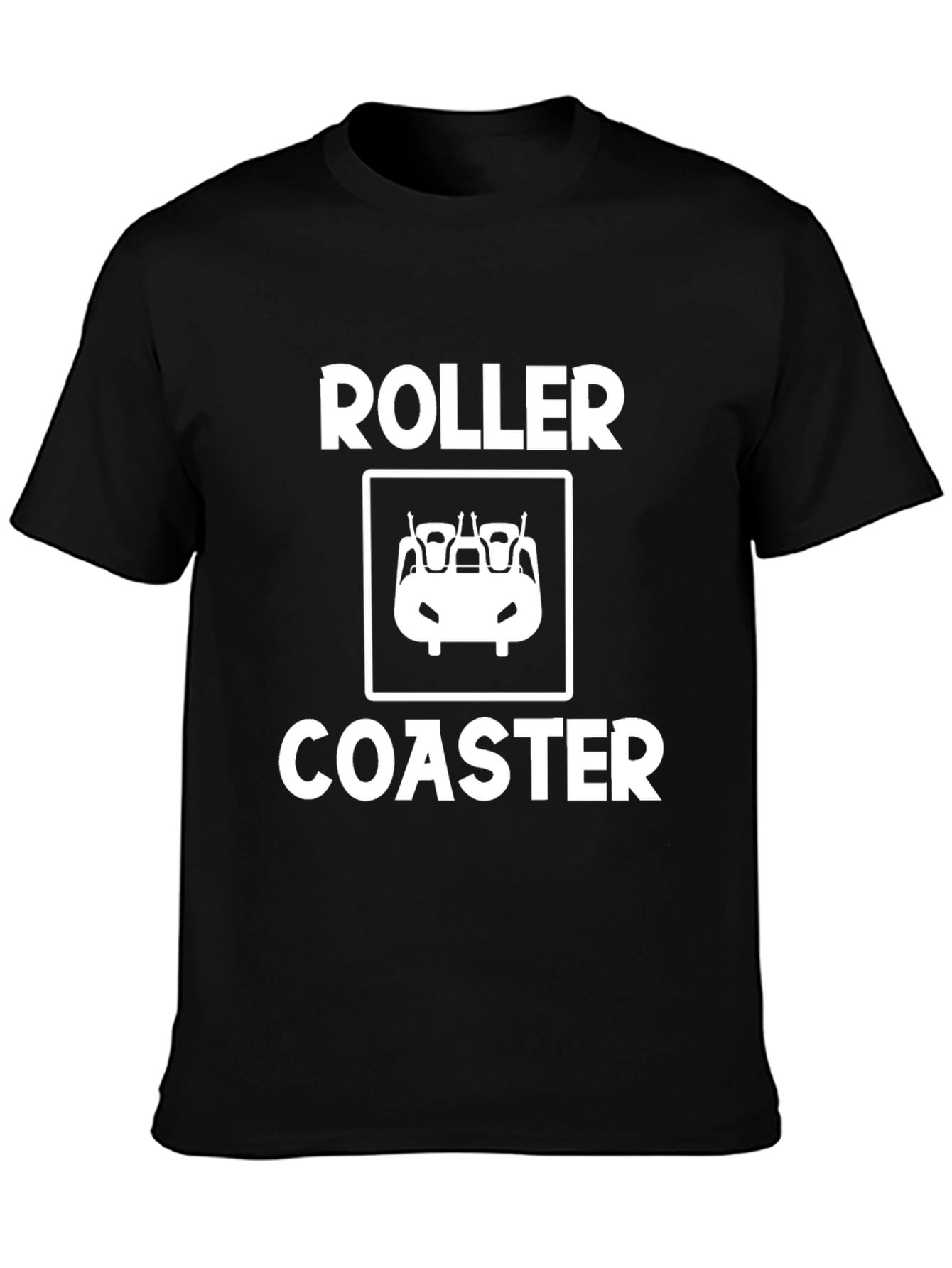 Roller Coaster Graphic Tee - Ride the Thrill!