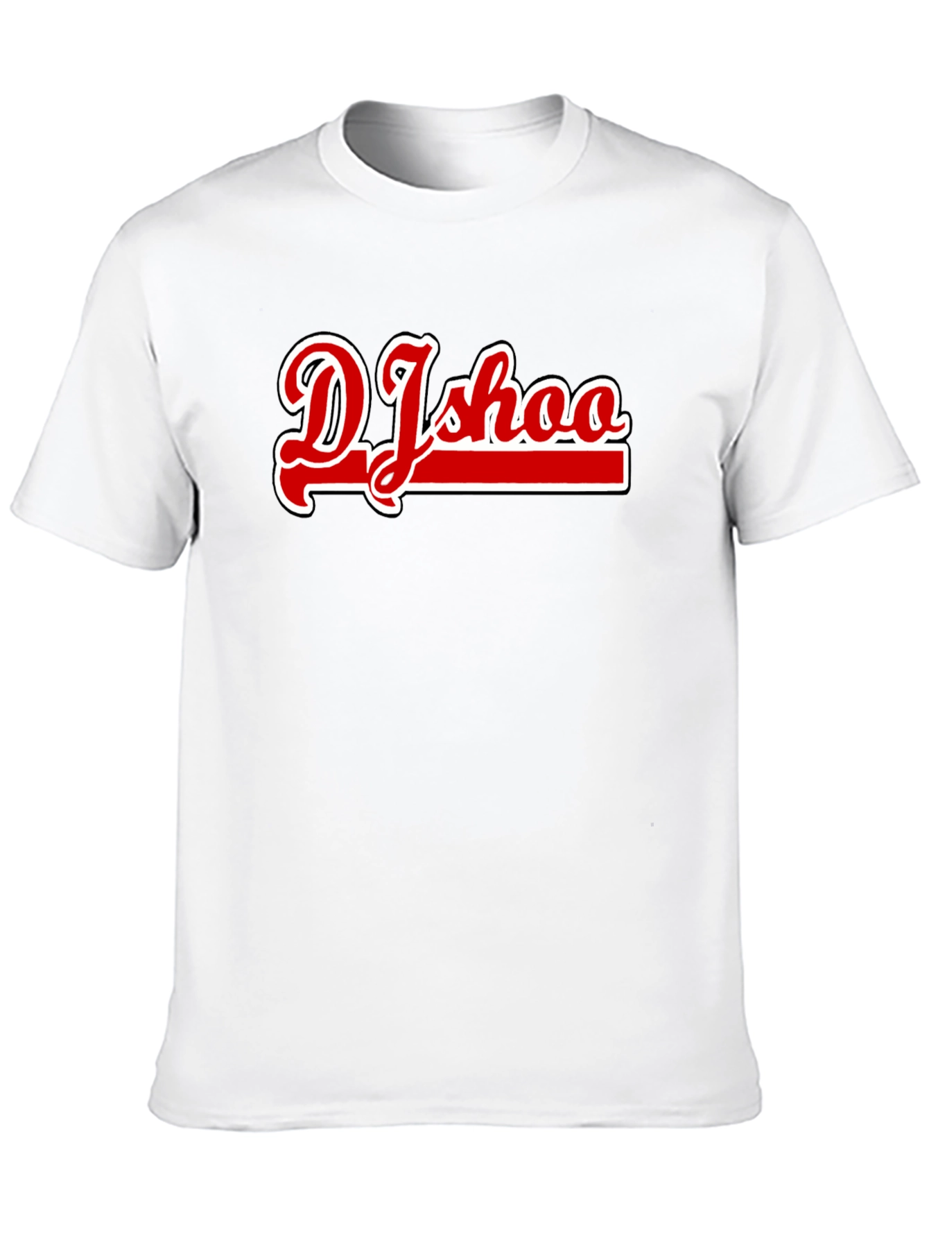 DJshoo Black Graphic T-Shirt