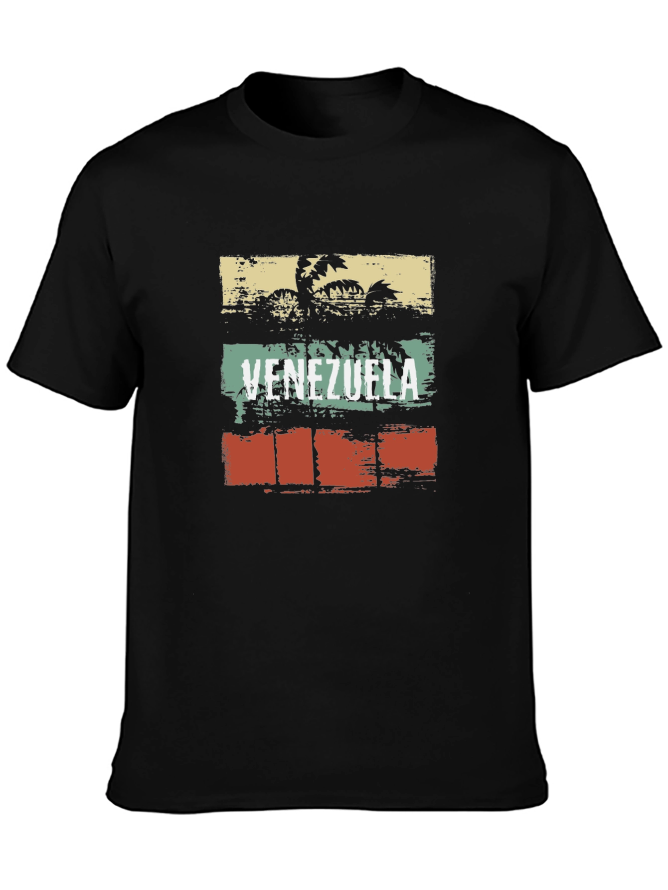 Venezuela Palm Tree T-Shirt Retro Design