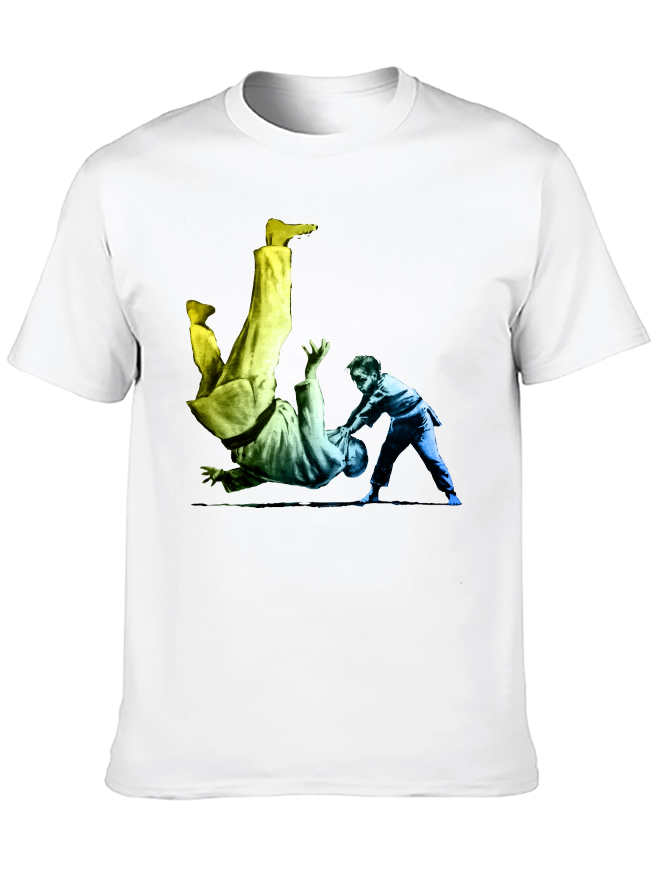 Judo Throw Graphic Black T-Shirt