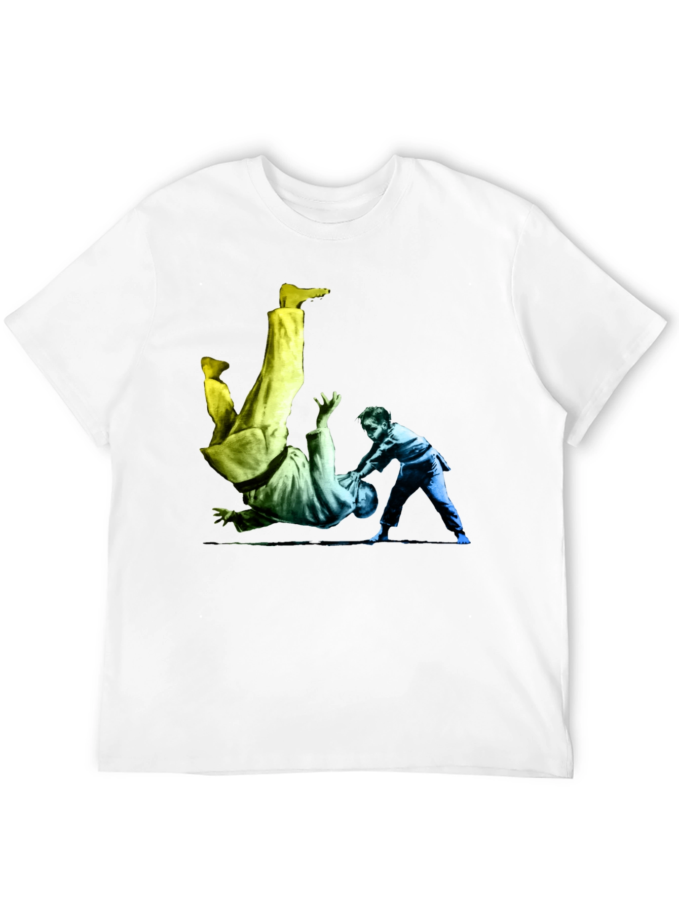 Judo Throw Graphic Black T-Shirt