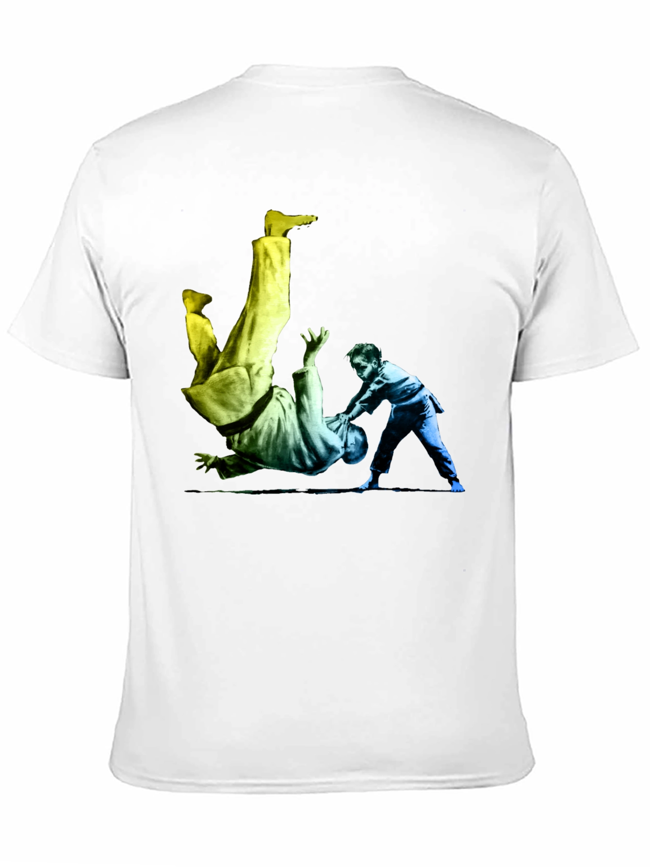 Judo Throw Graphic Black T-Shirt