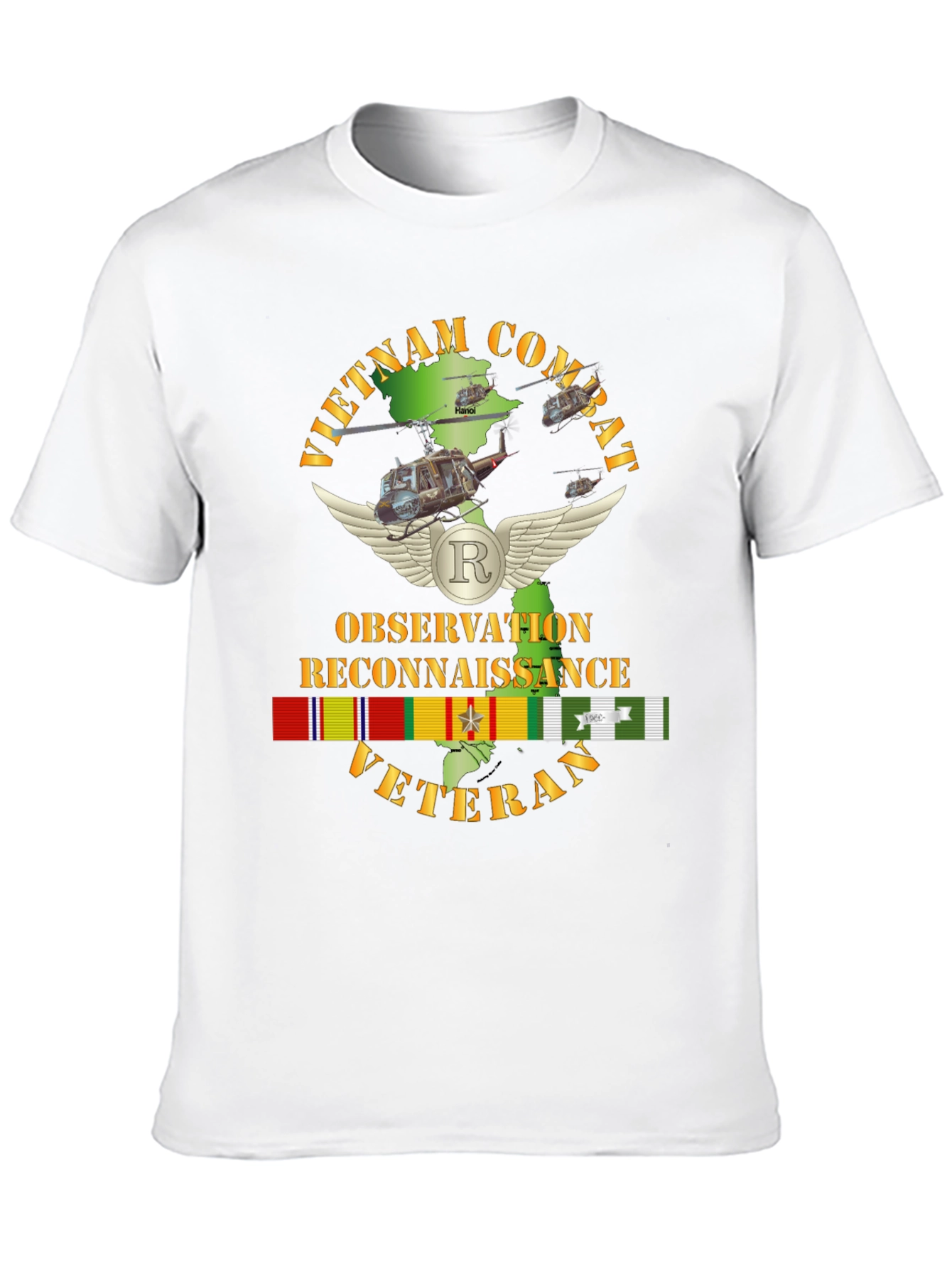 Vietnam Combat Veteran Observation Reconnaissance T-Shirt