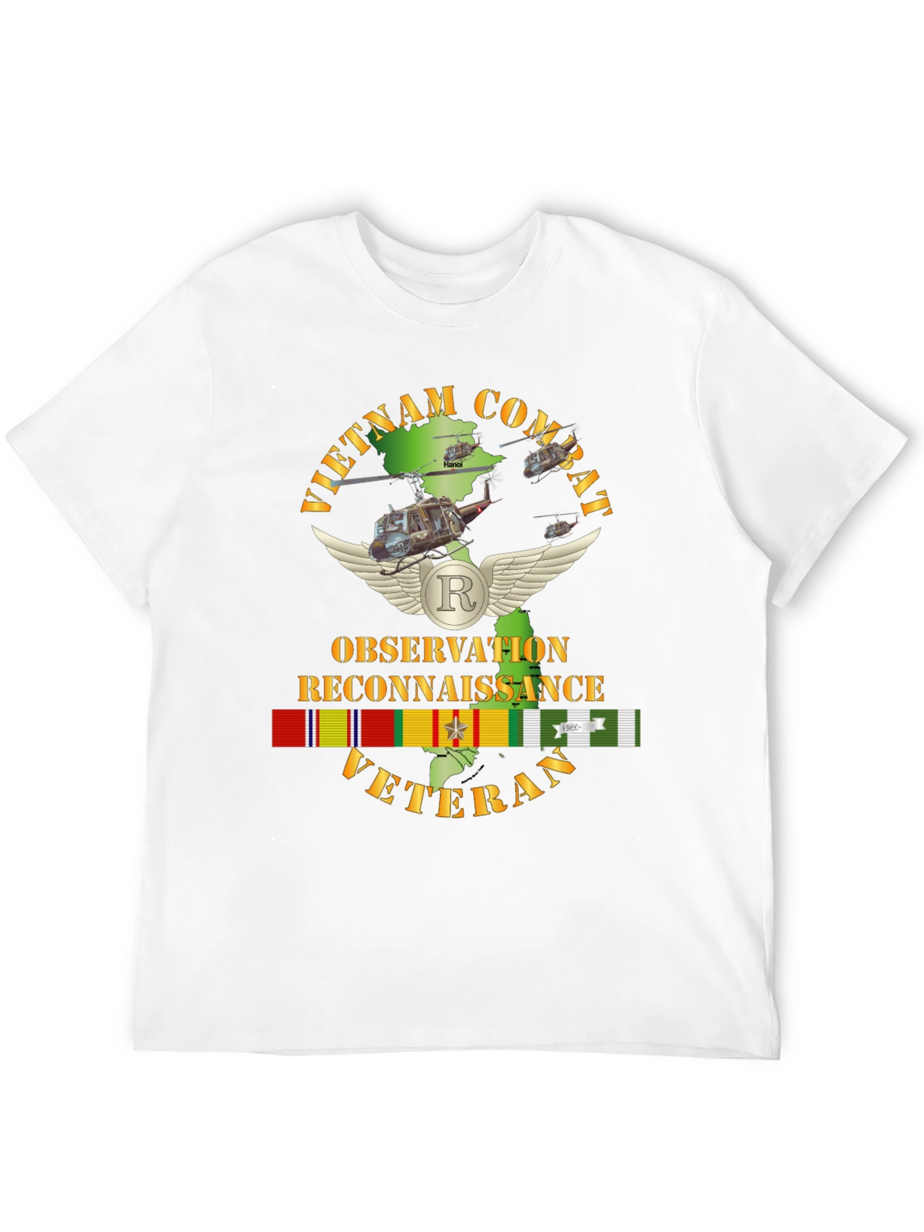 Vietnam Combat Veteran Observation Reconnaissance T-Shirt