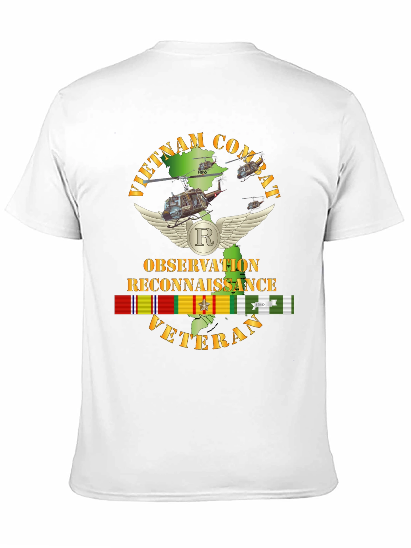 Vietnam Combat Veteran Observation Reconnaissance T-Shirt