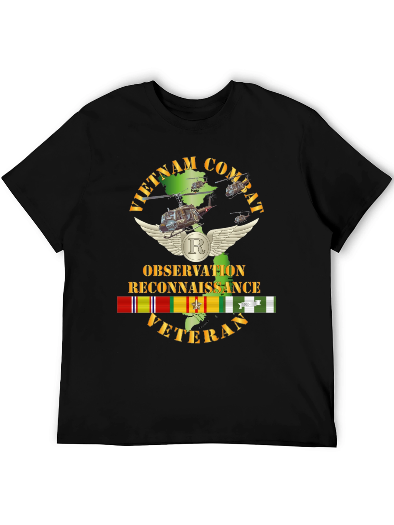 Vietnam Combat Veteran Observation Reconnaissance T-Shirt
