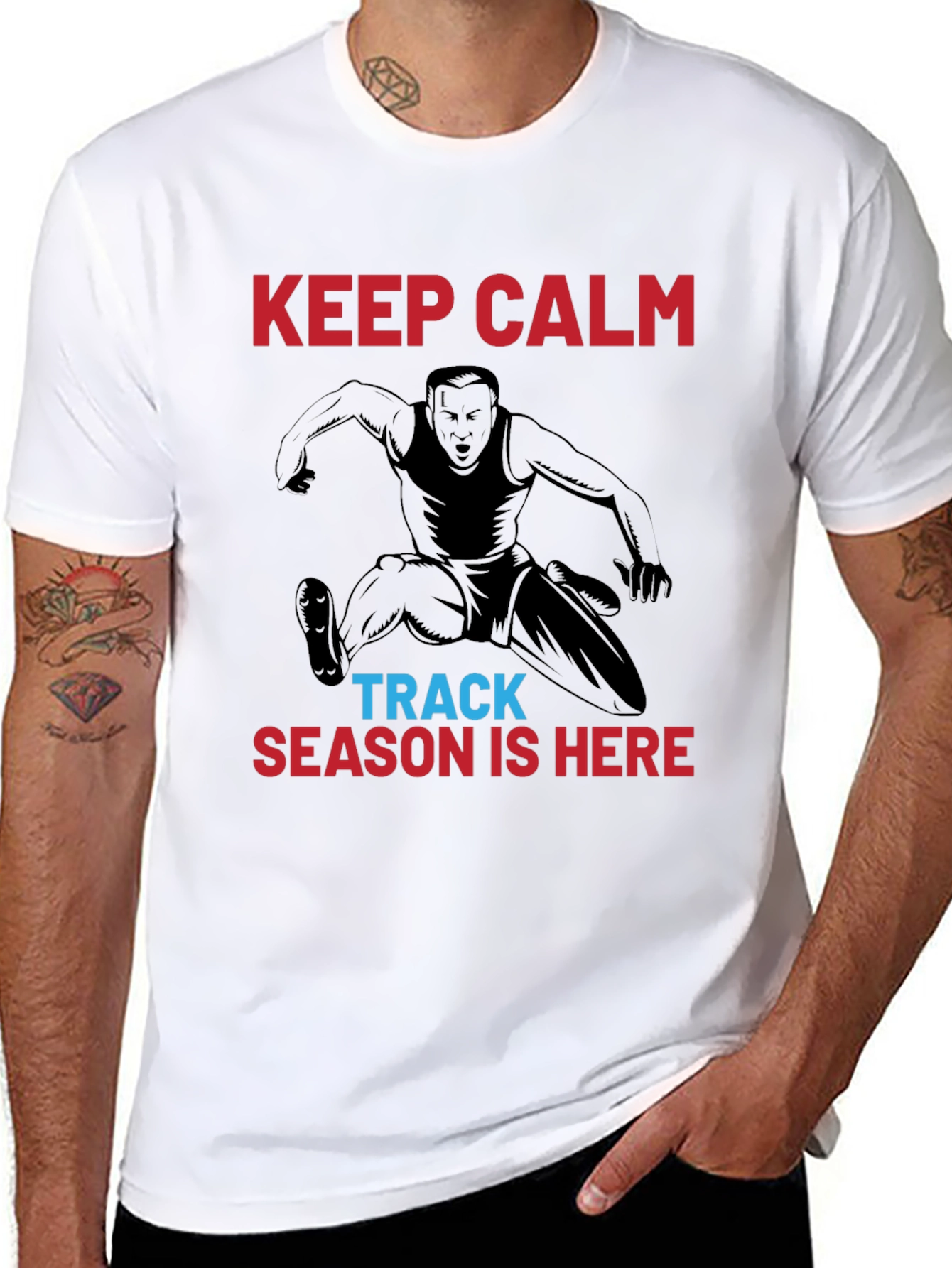Keep Calm Track Season T-Shirt