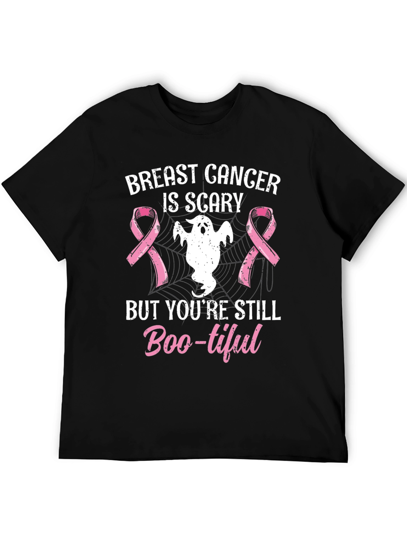 Boo-tiful Breast Cancer Awareness Ghost T-Shirt