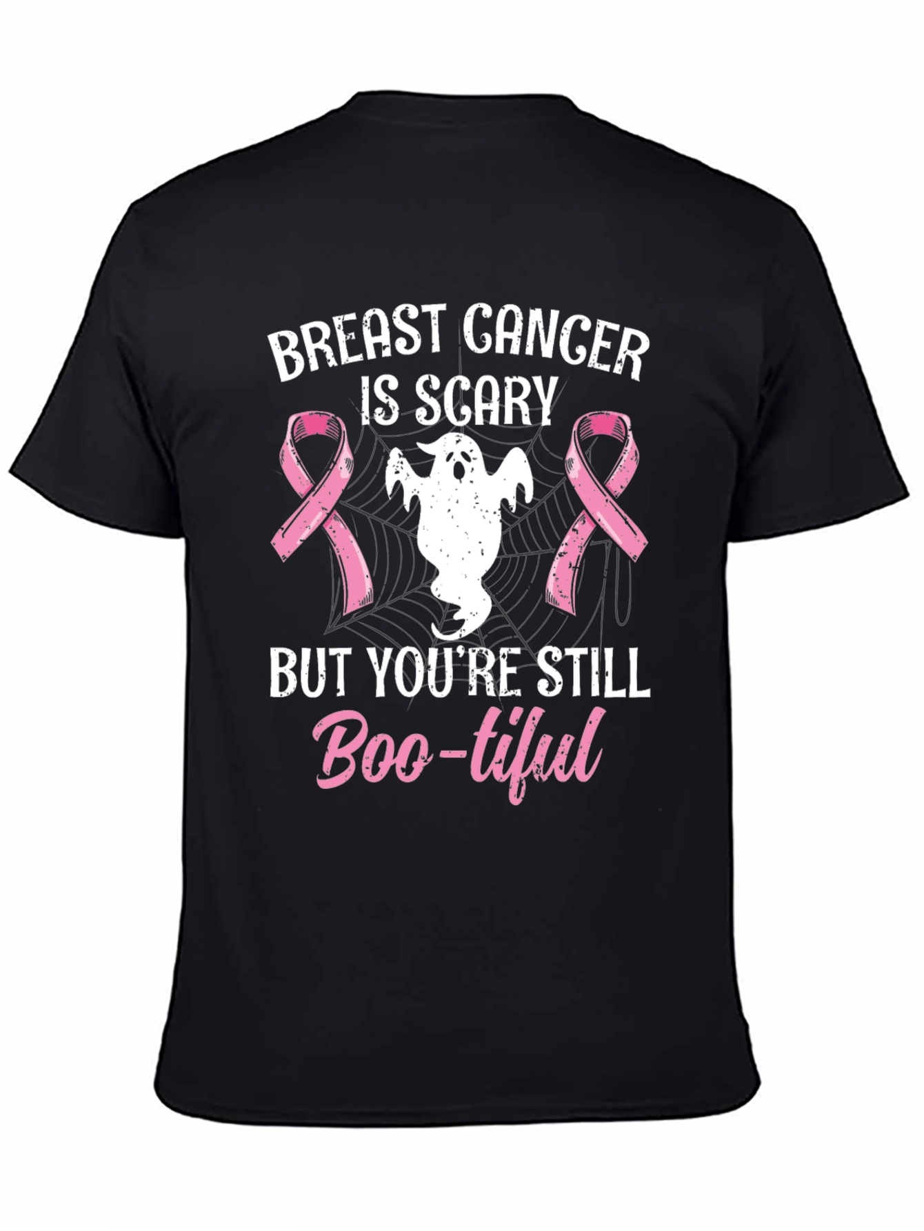 Boo-tiful Breast Cancer Awareness Ghost T-Shirt