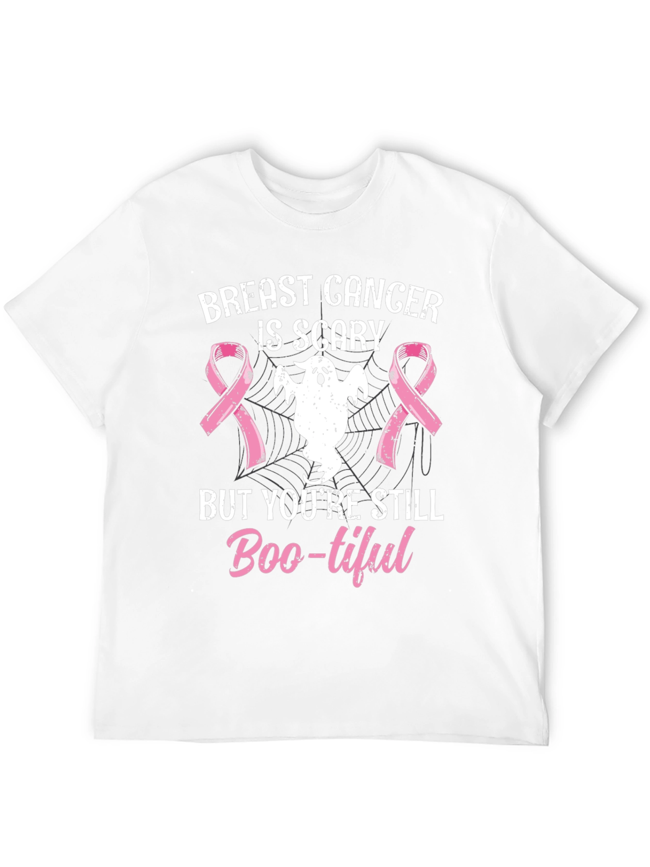 Boo-tiful Breast Cancer Awareness Ghost T-Shirt