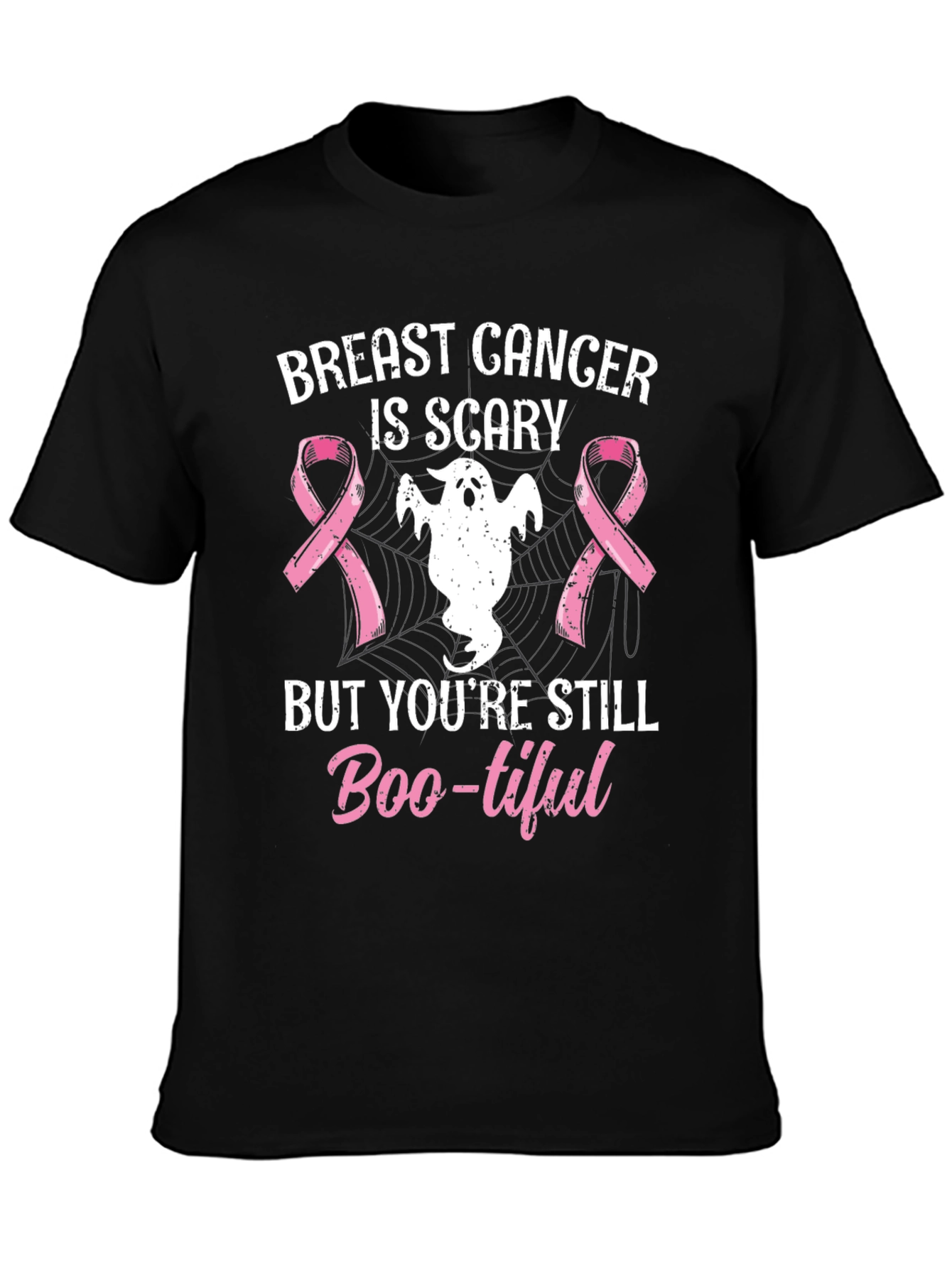Boo-tiful Breast Cancer Awareness Ghost T-Shirt