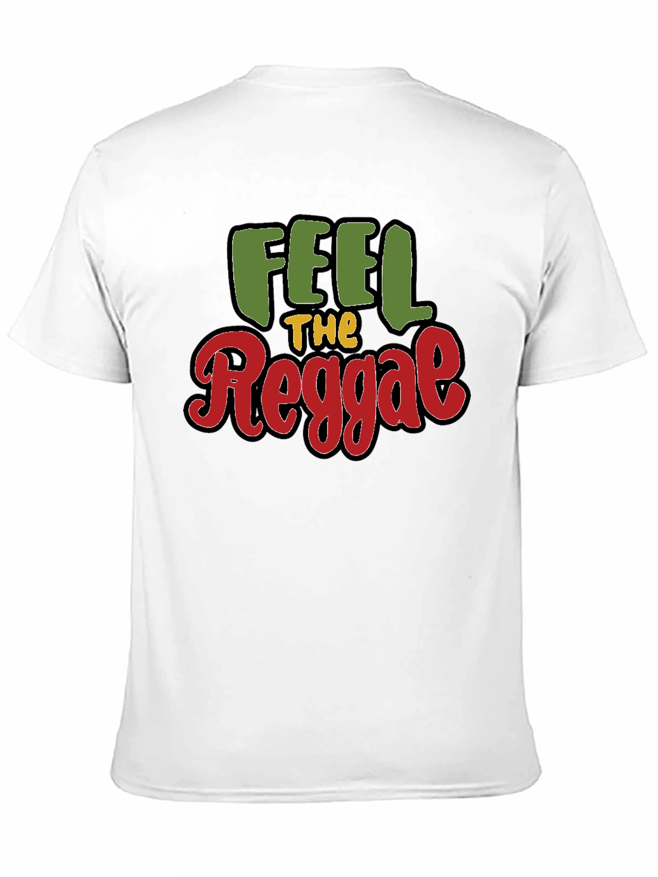 Feel The Reggae Black T-Shirt