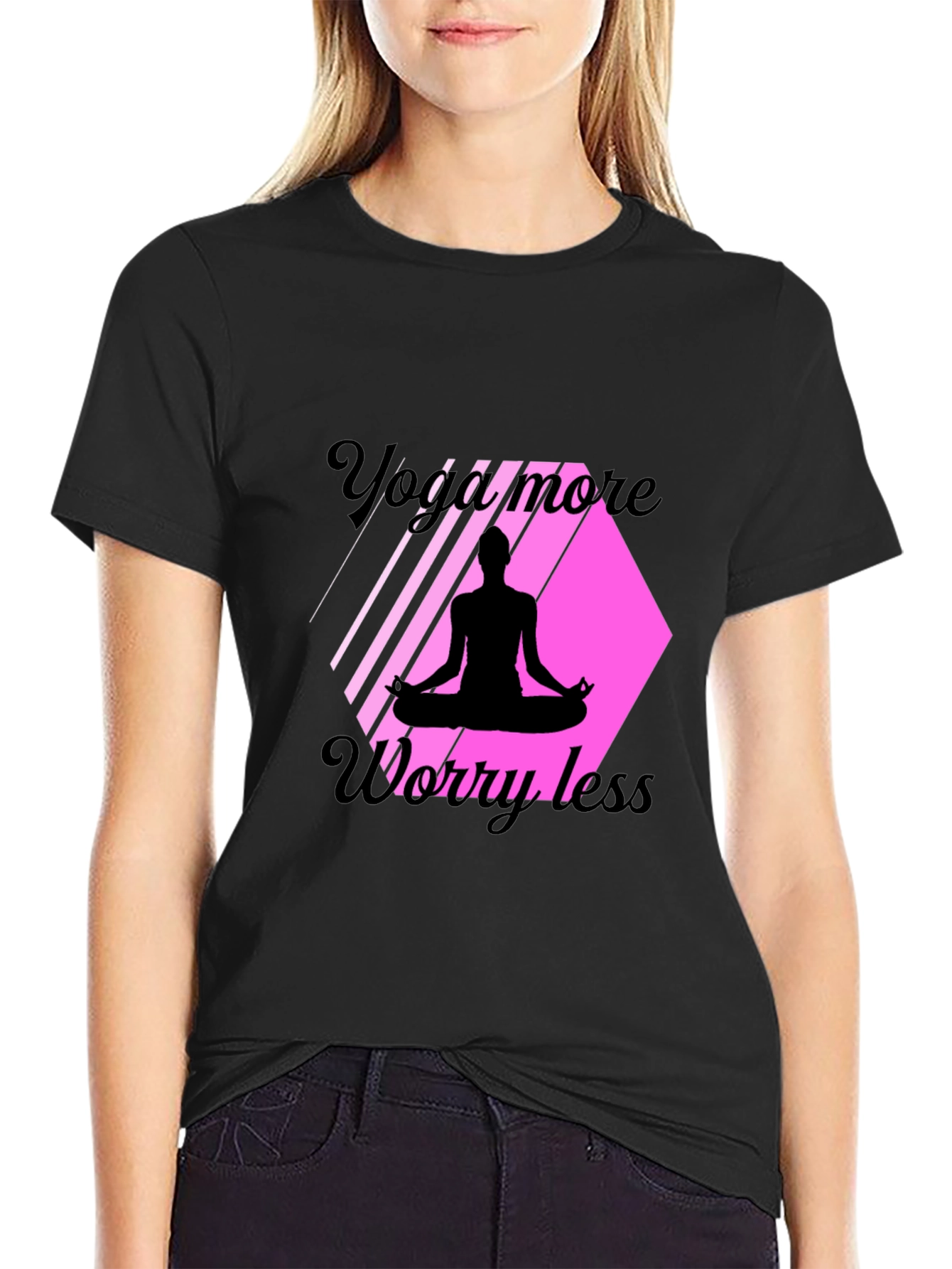 Yoga More Worry Less T-Shirt
