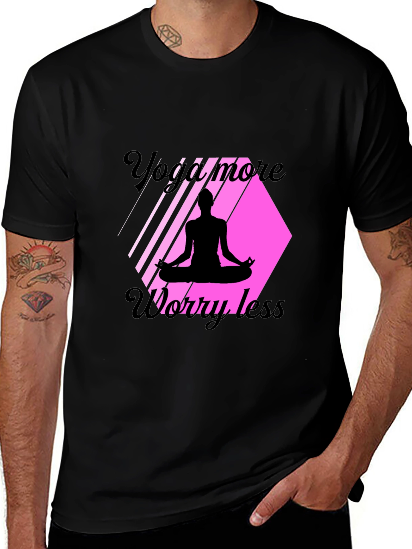 Yoga More Worry Less T-Shirt