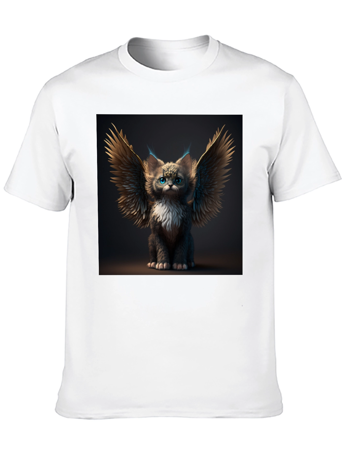 Winged Cat T-Shirt - Unique Graphic Tee