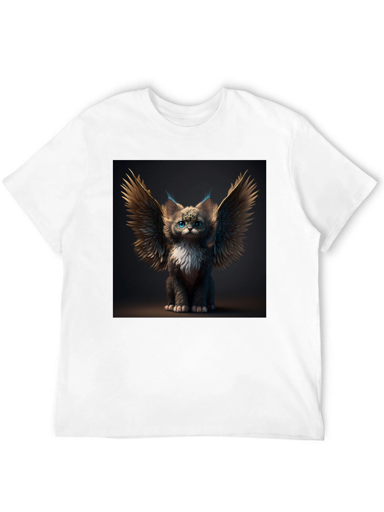 Winged Cat T-Shirt - Unique Graphic Tee