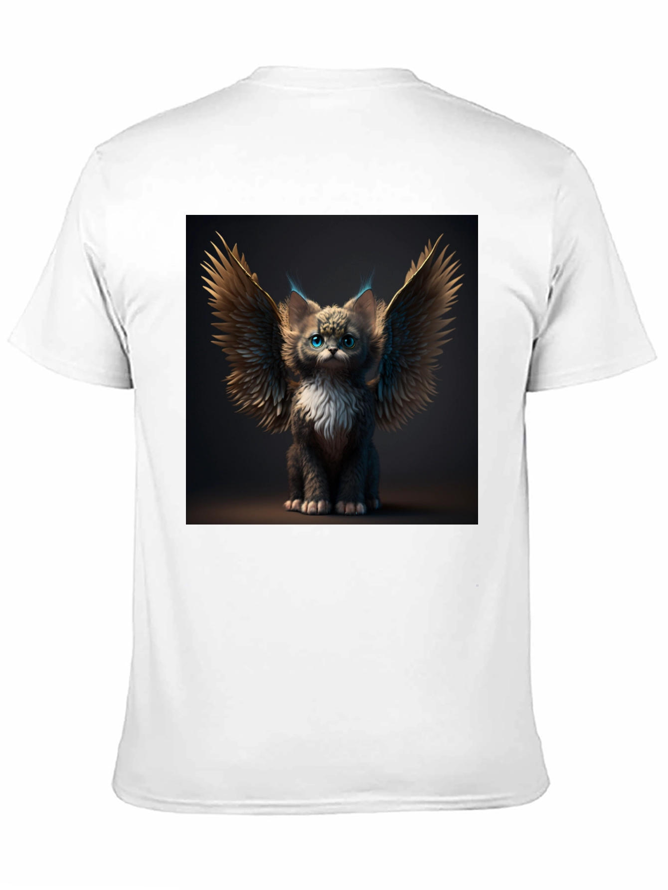Winged Cat T-Shirt - Unique Graphic Tee