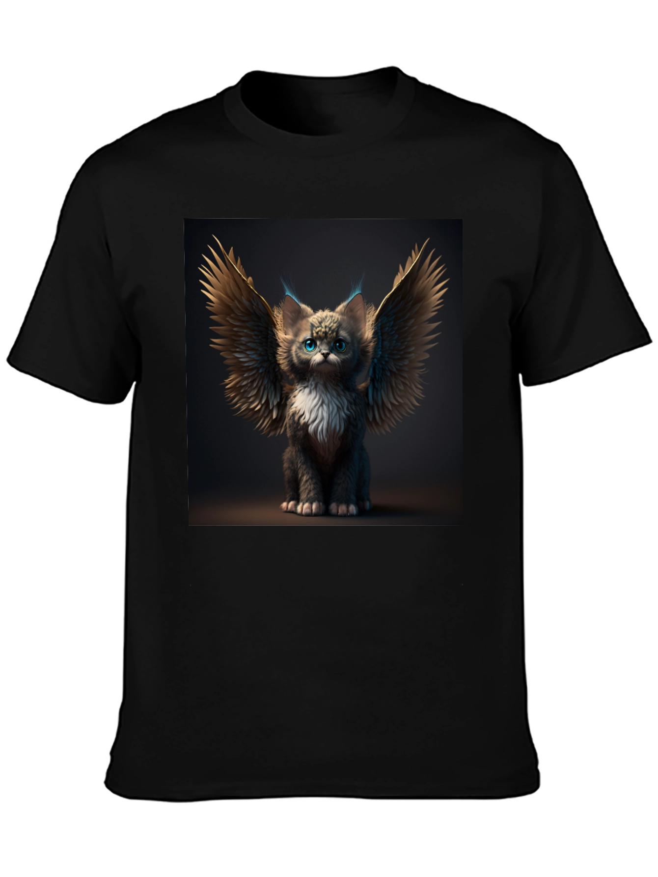 Winged Cat T-Shirt - Unique Graphic Tee