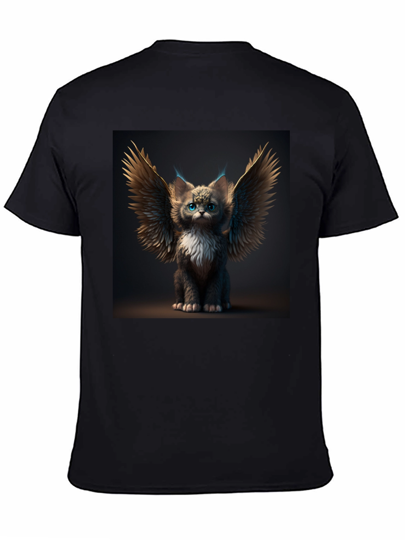 Winged Cat T-Shirt - Unique Graphic Tee