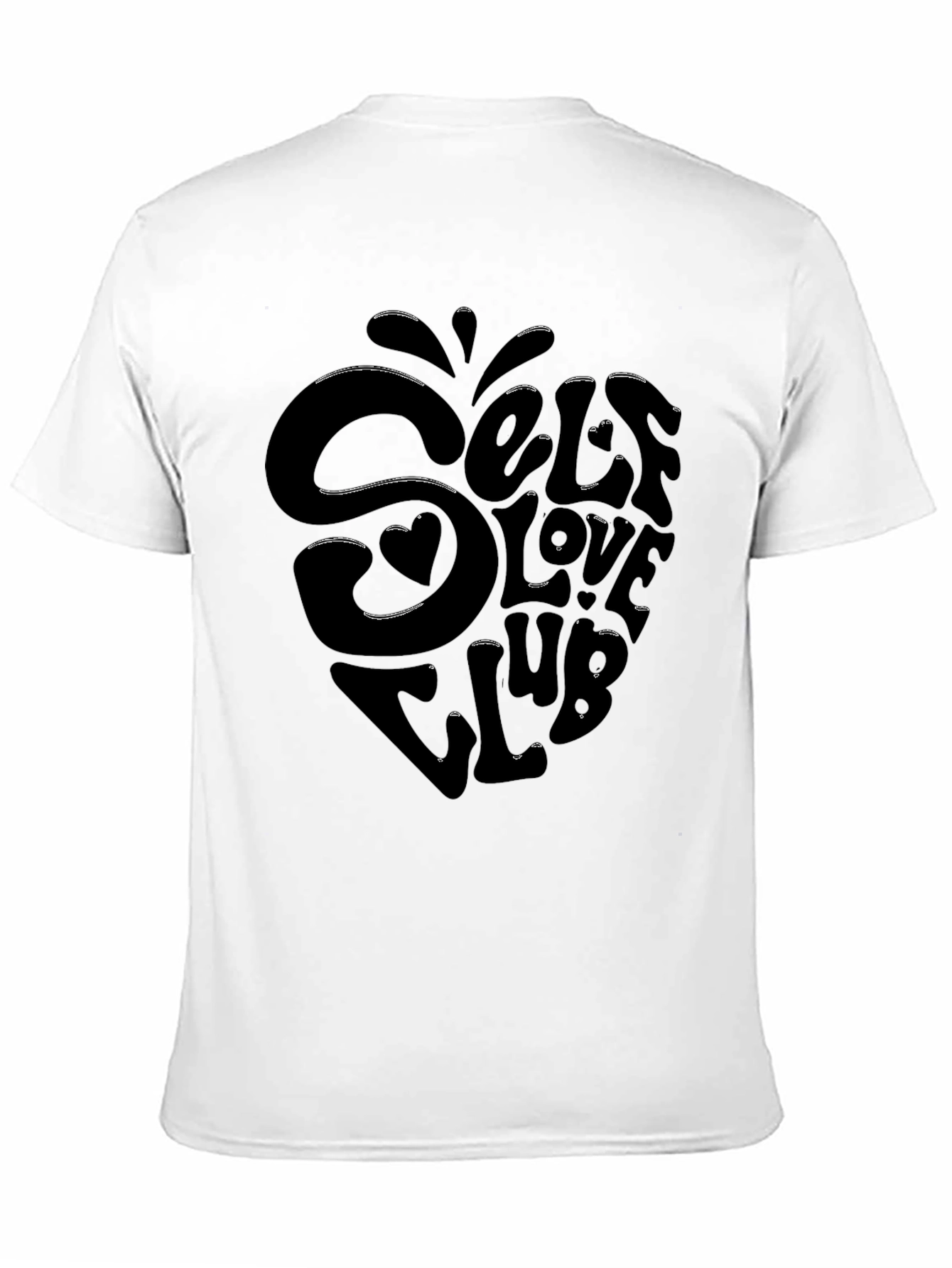 Self Love Club Black Graphic Tee