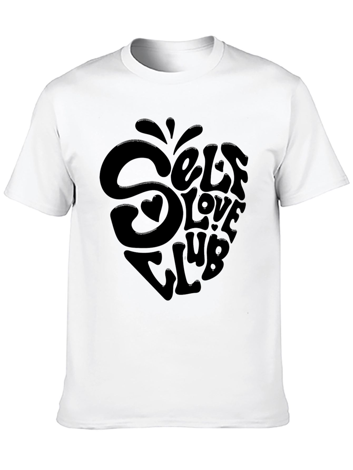 Self Love Club Black Graphic Tee