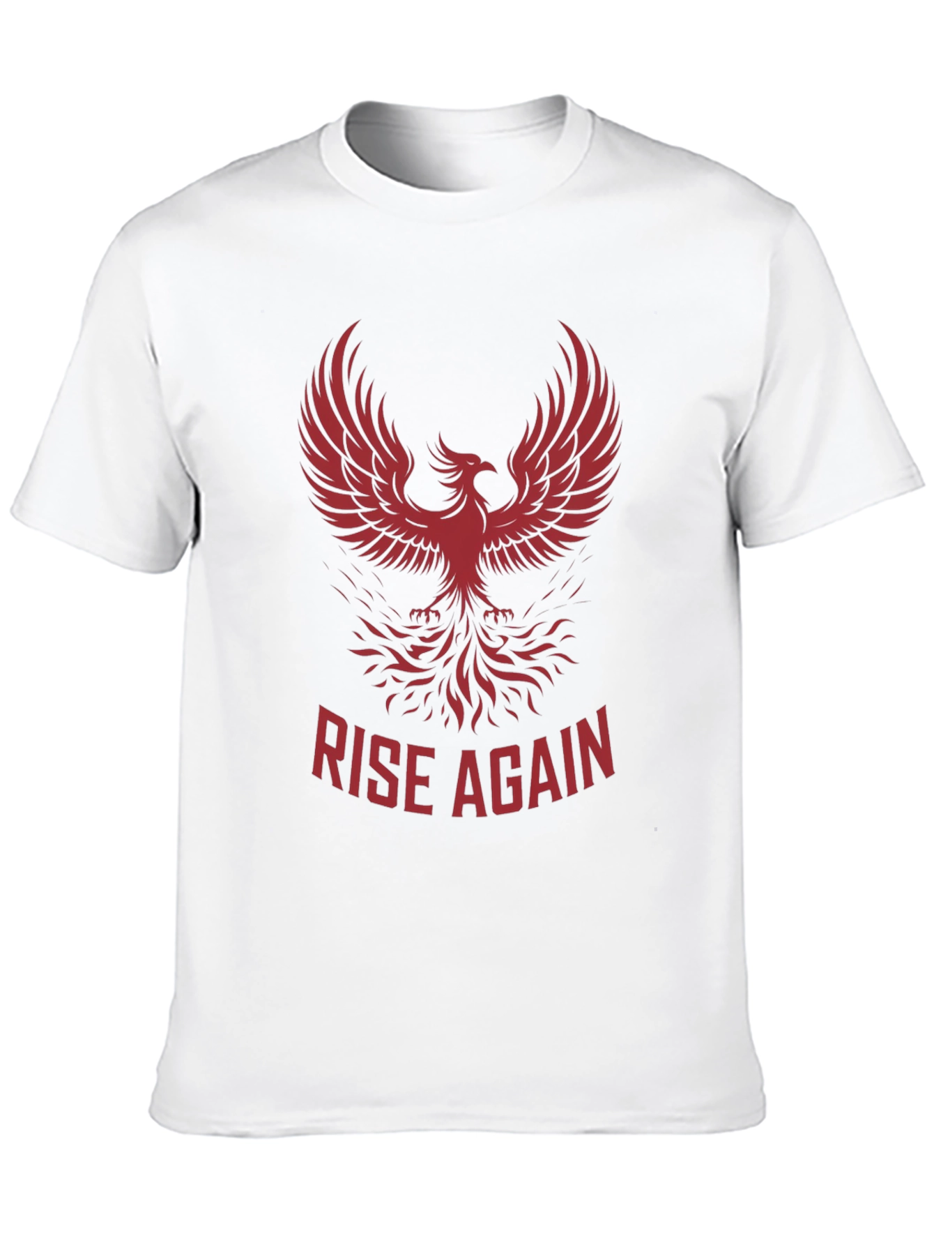 Rise Again Phoenix Graphic Tee - Black