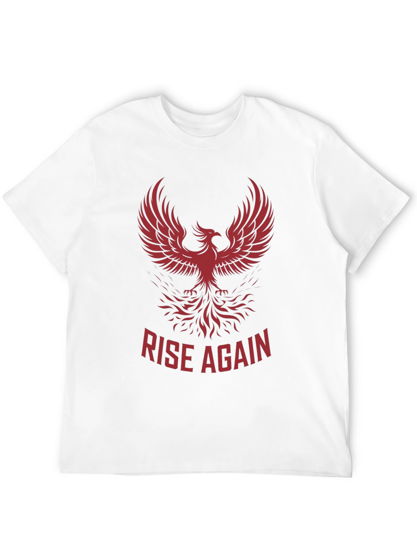 Rise Again Phoenix Graphic Tee - Black