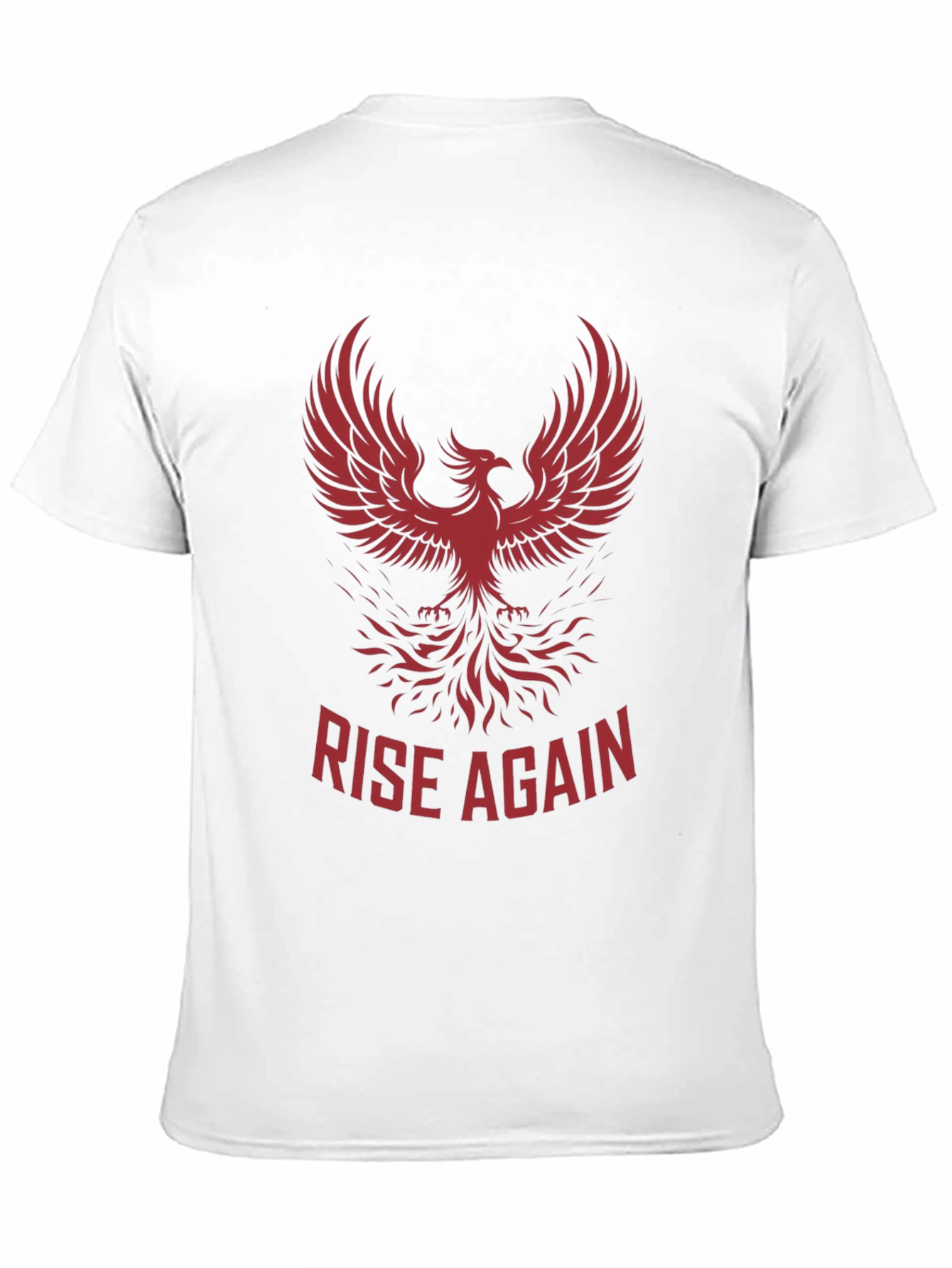 Rise Again Phoenix Graphic Tee - Black
