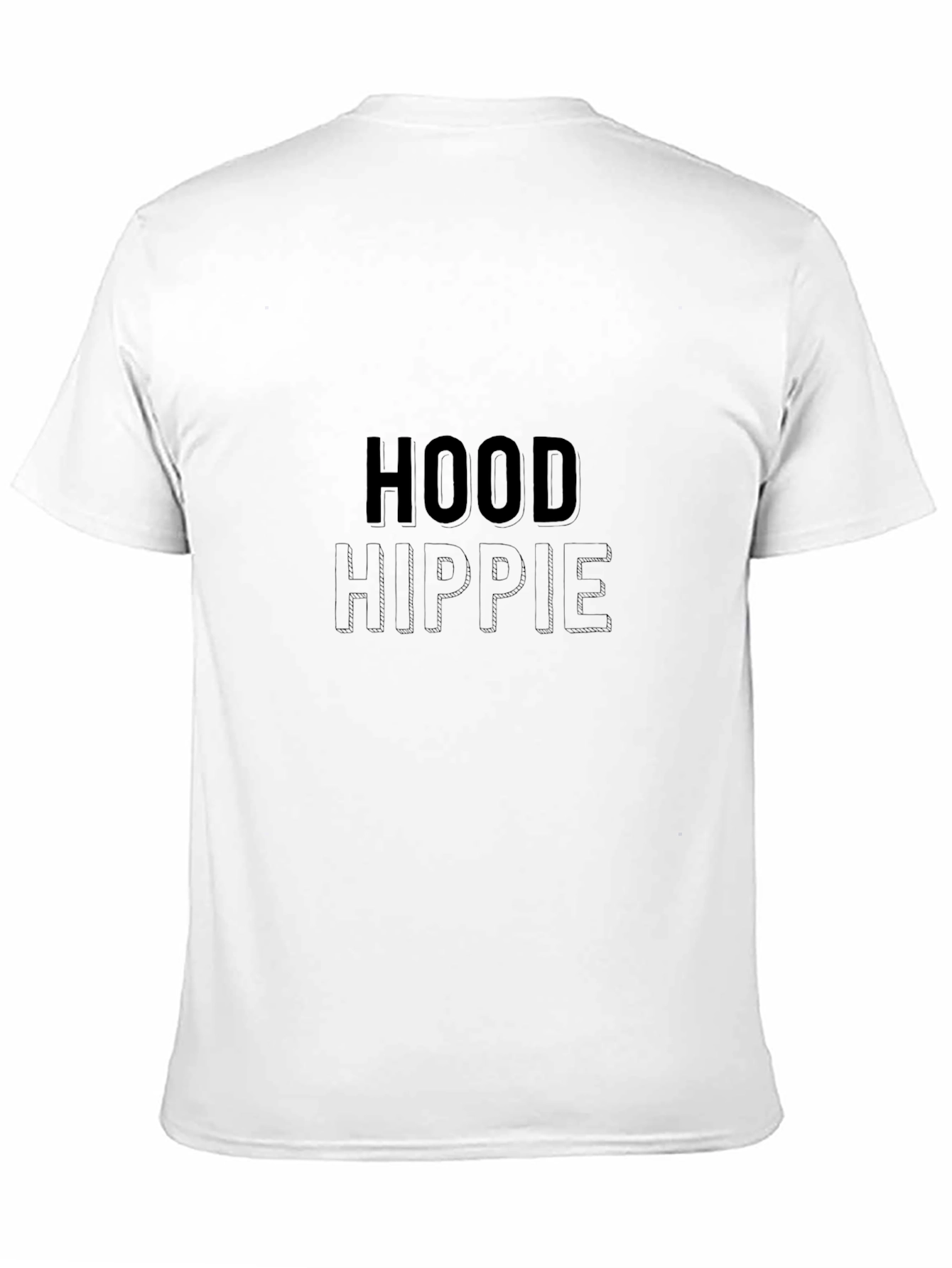 Hood Hippie Graphic Black T-Shirt