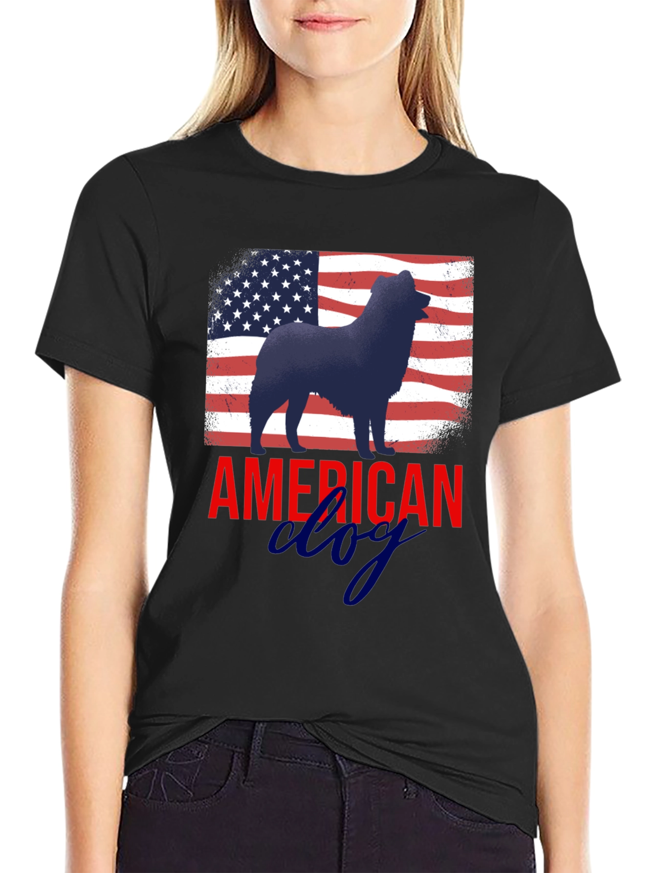 American Dog Patriotic T-Shirt