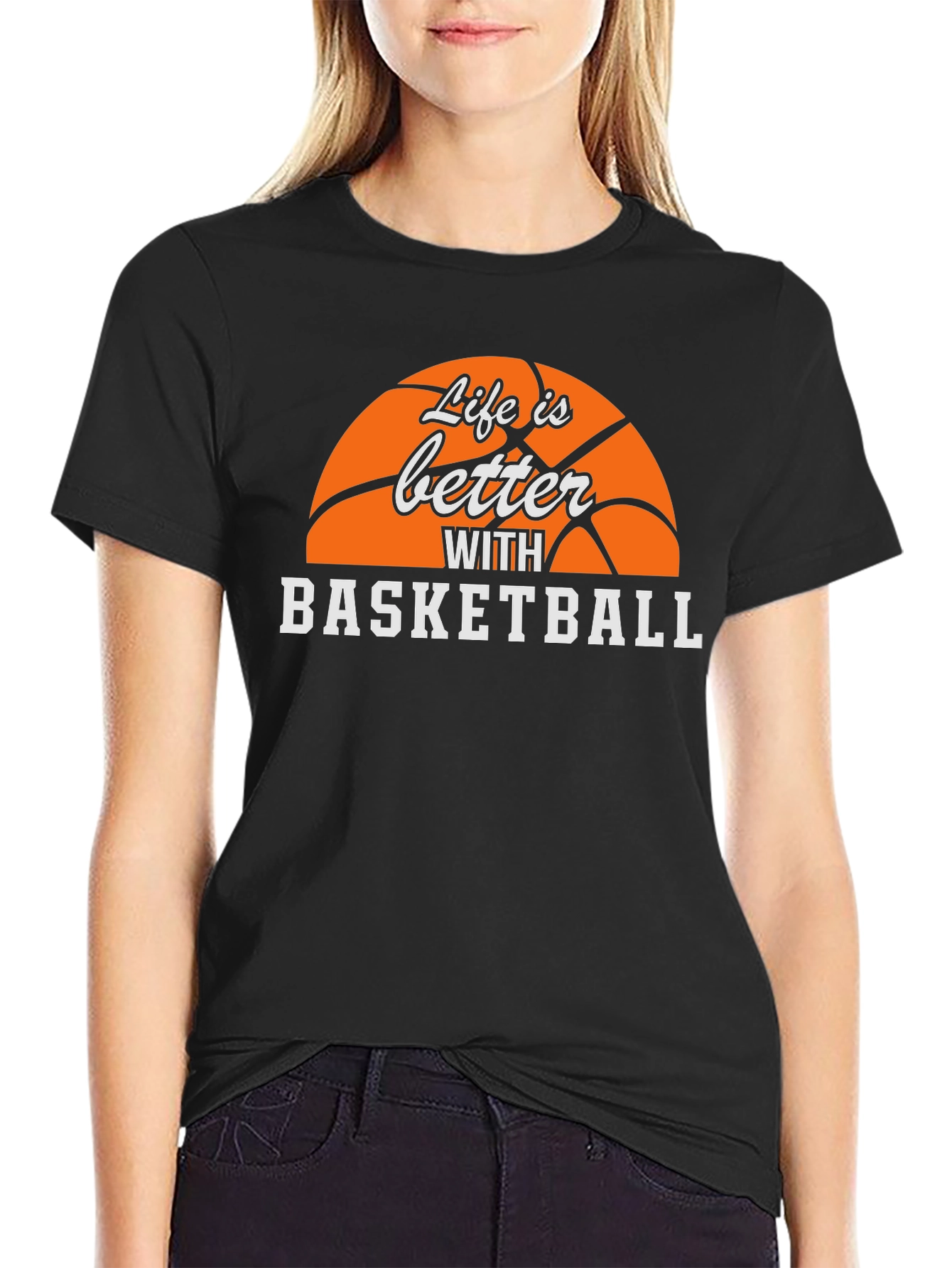 Life is Better with Basketball Graphic Tee
