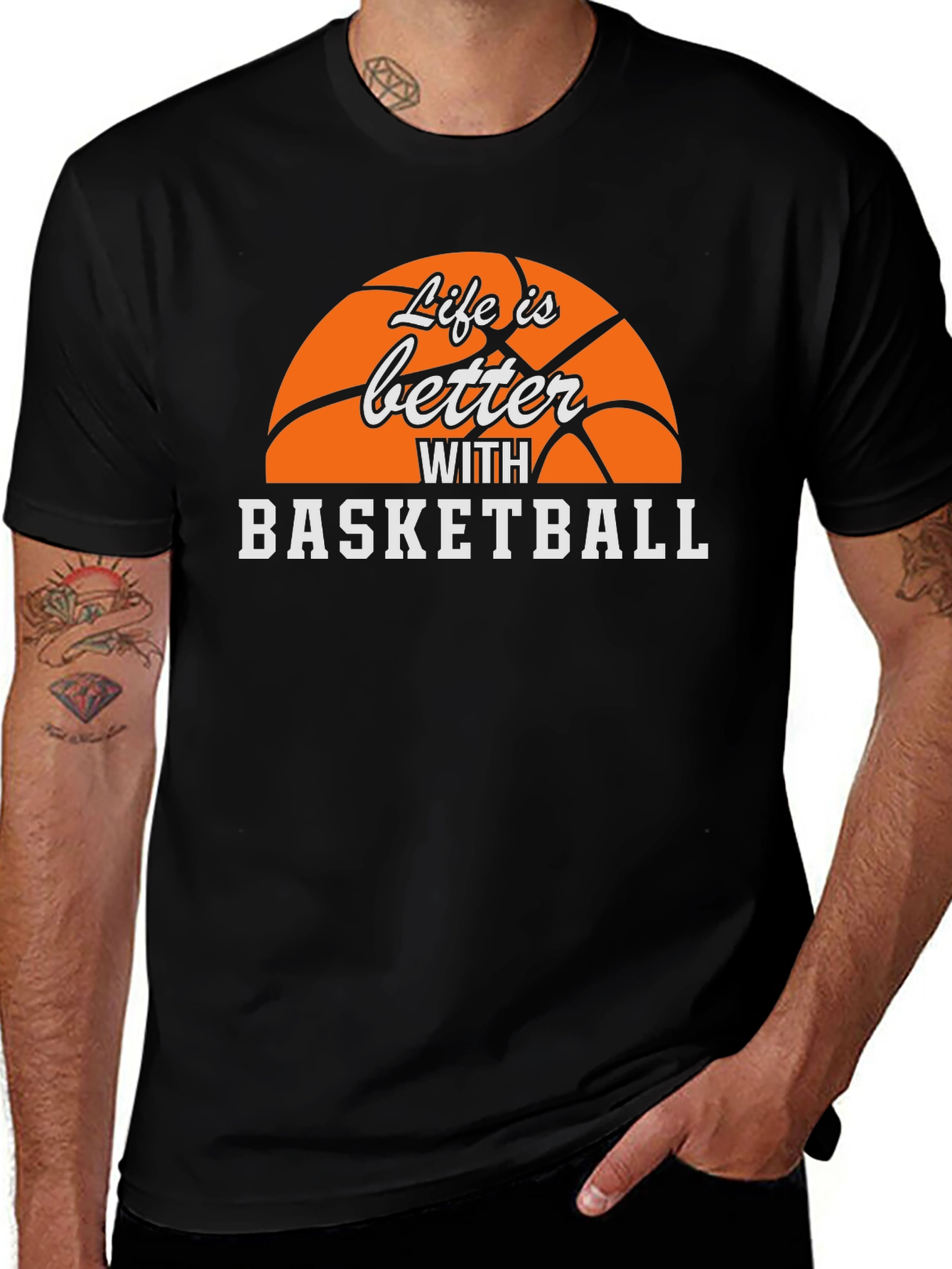 Life is Better with Basketball Graphic Tee