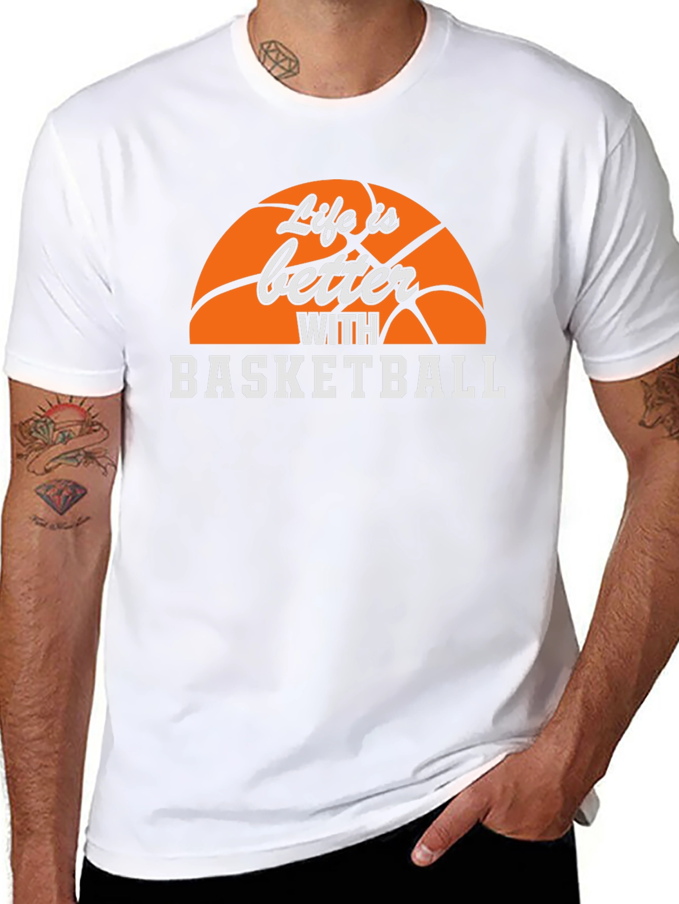 Life is Better with Basketball Graphic Tee