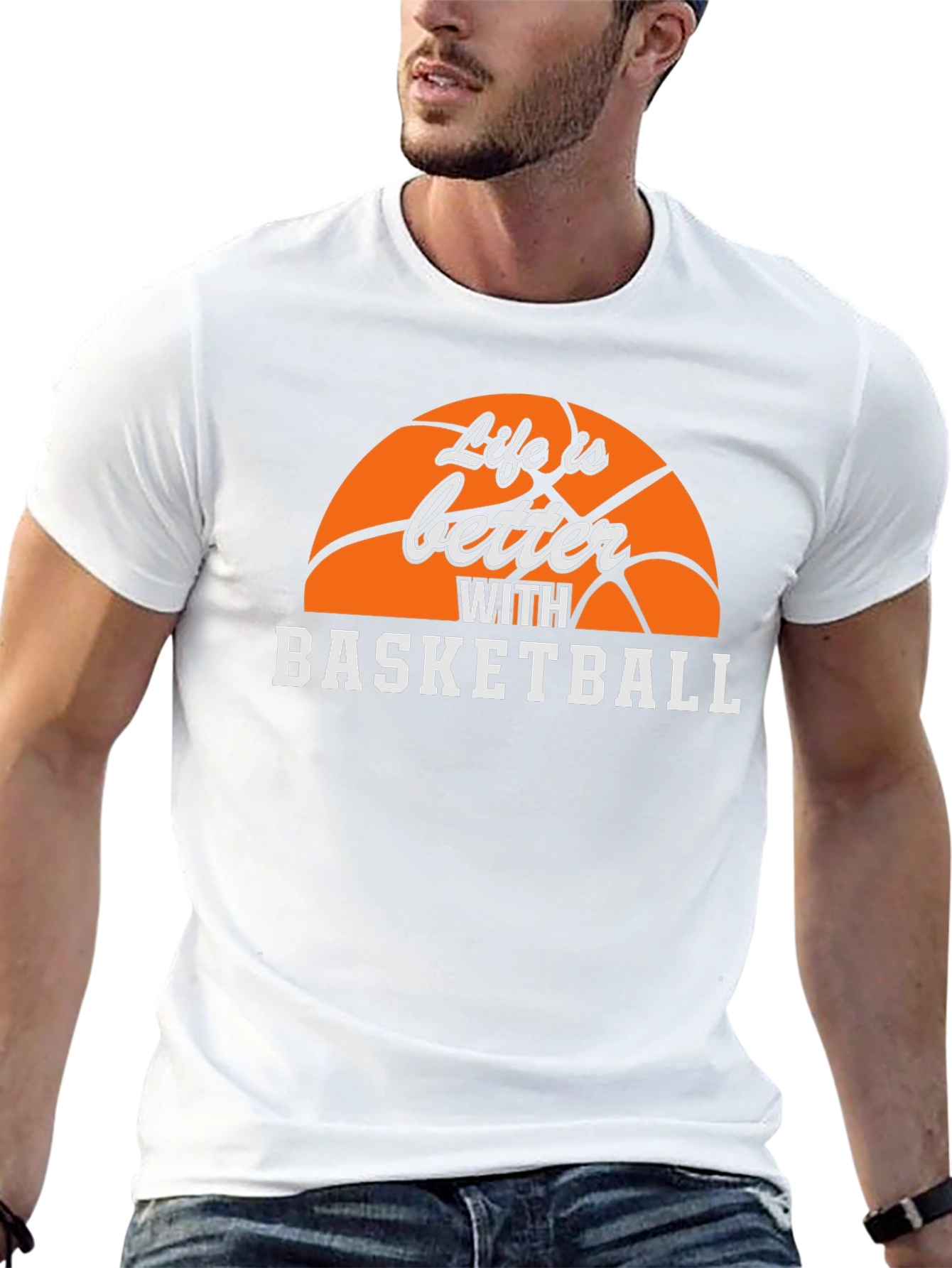 Life is Better with Basketball Graphic Tee