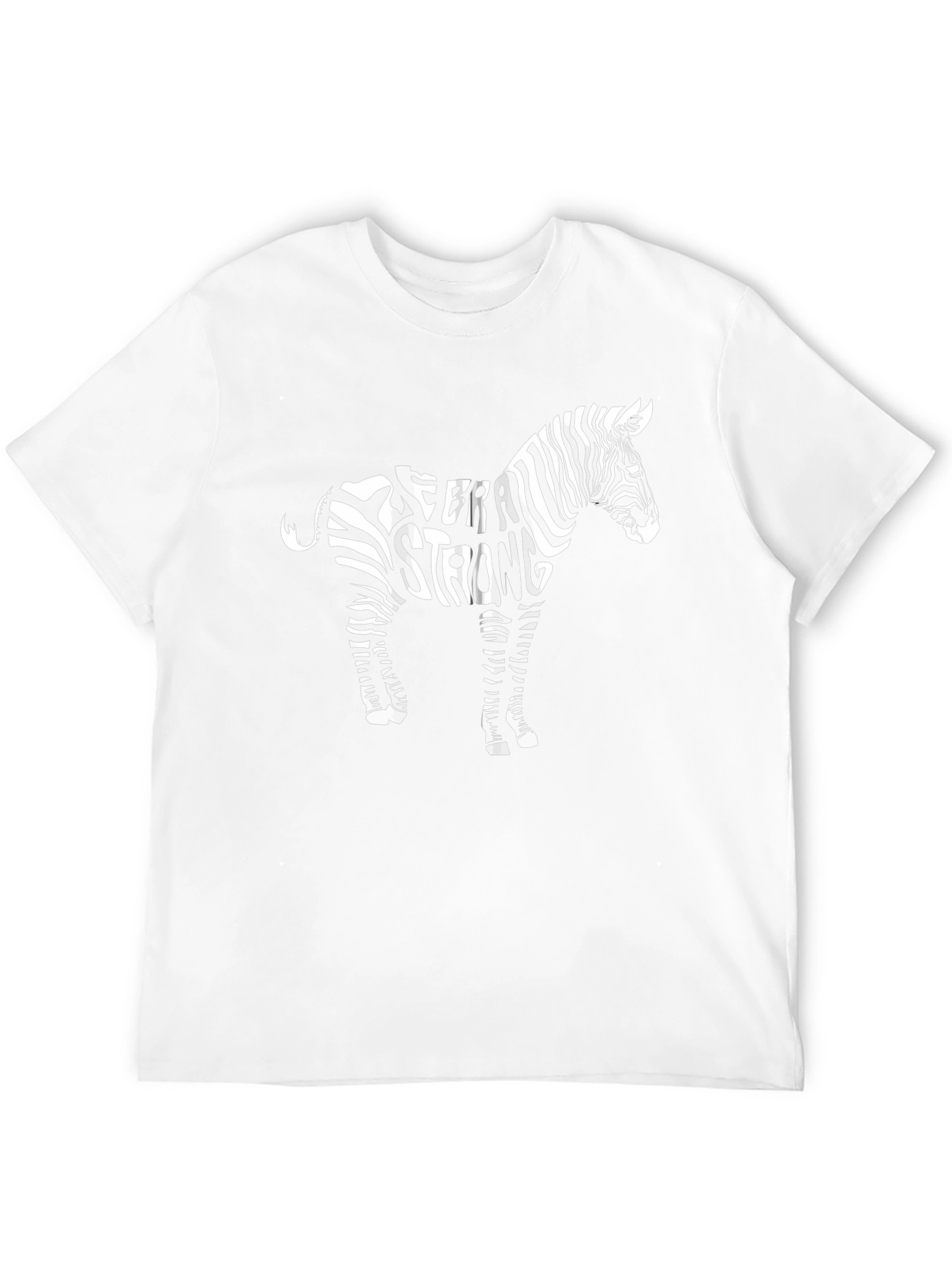 Zebra Strong Graphic Tee - Bold Animal Print