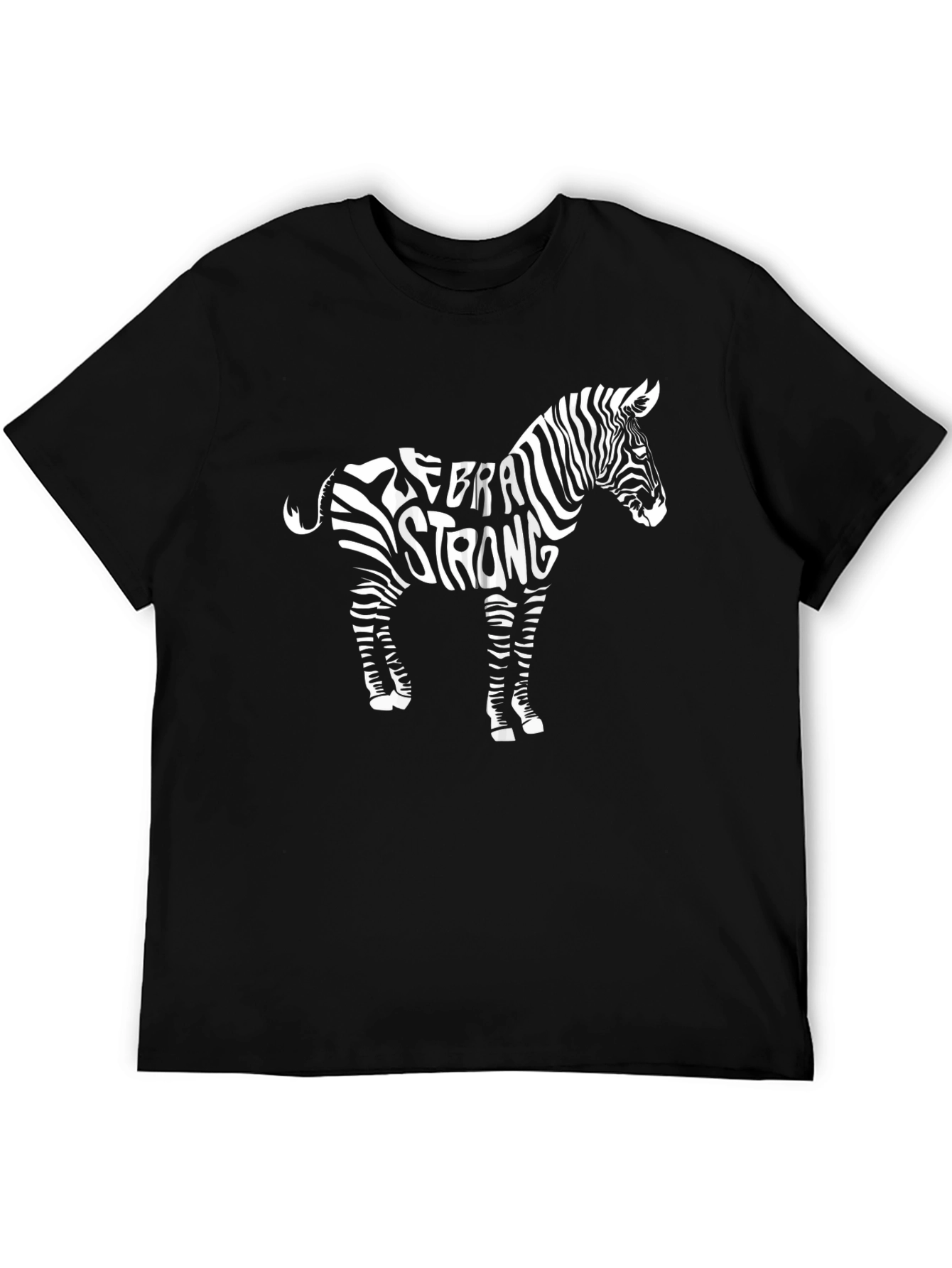 Zebra Strong Graphic Tee - Bold Animal Print